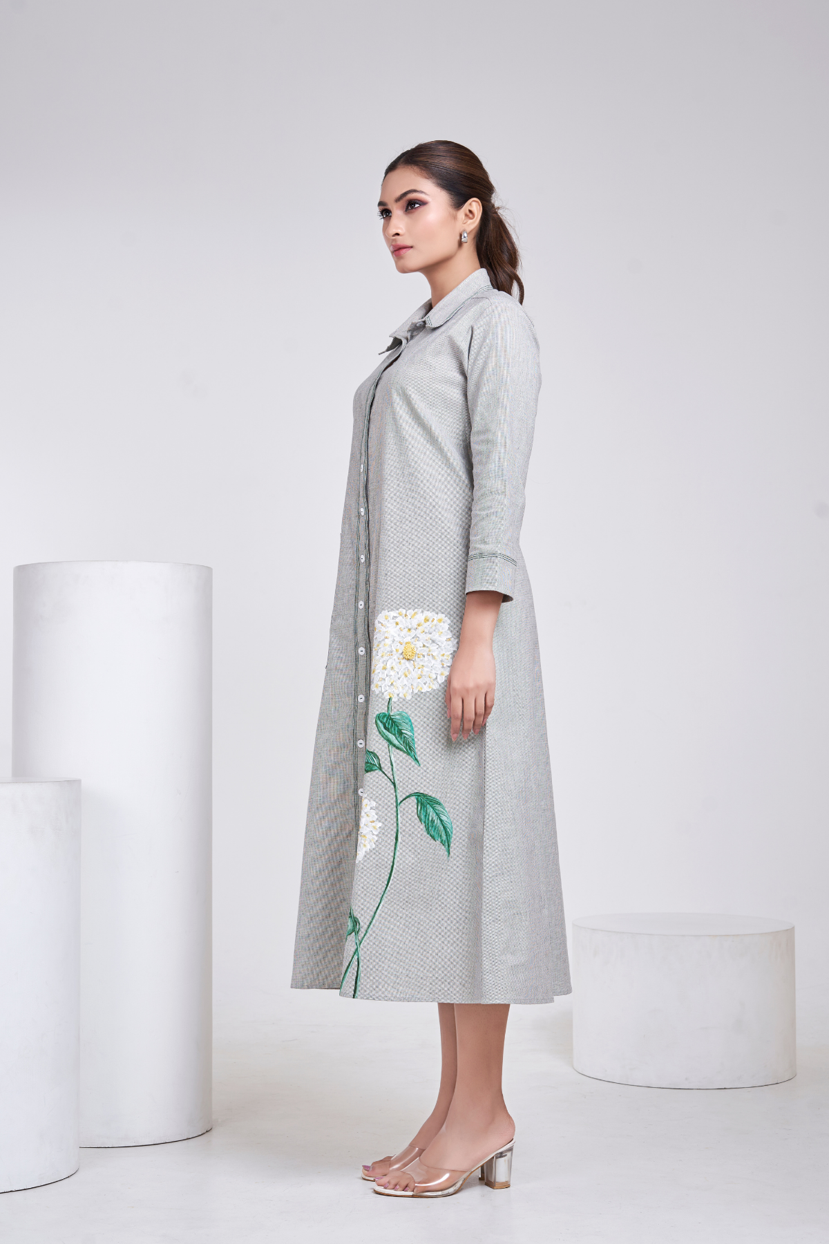 Silver Dandelion Dress