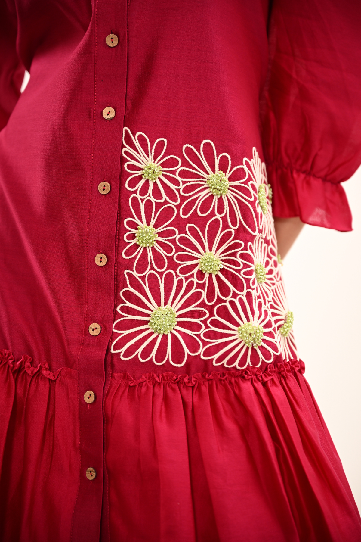 Rosy Ruffle Dress