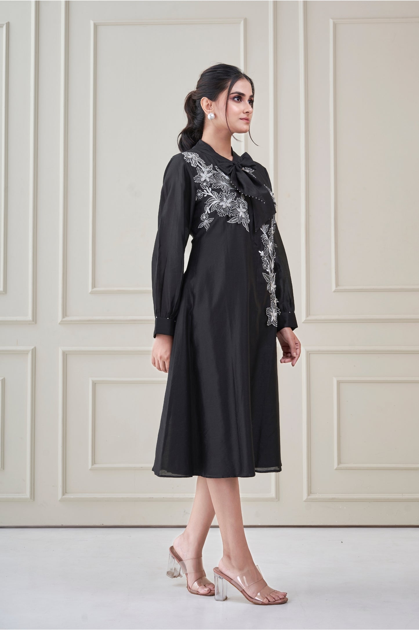 Black Monochrome Muse dress