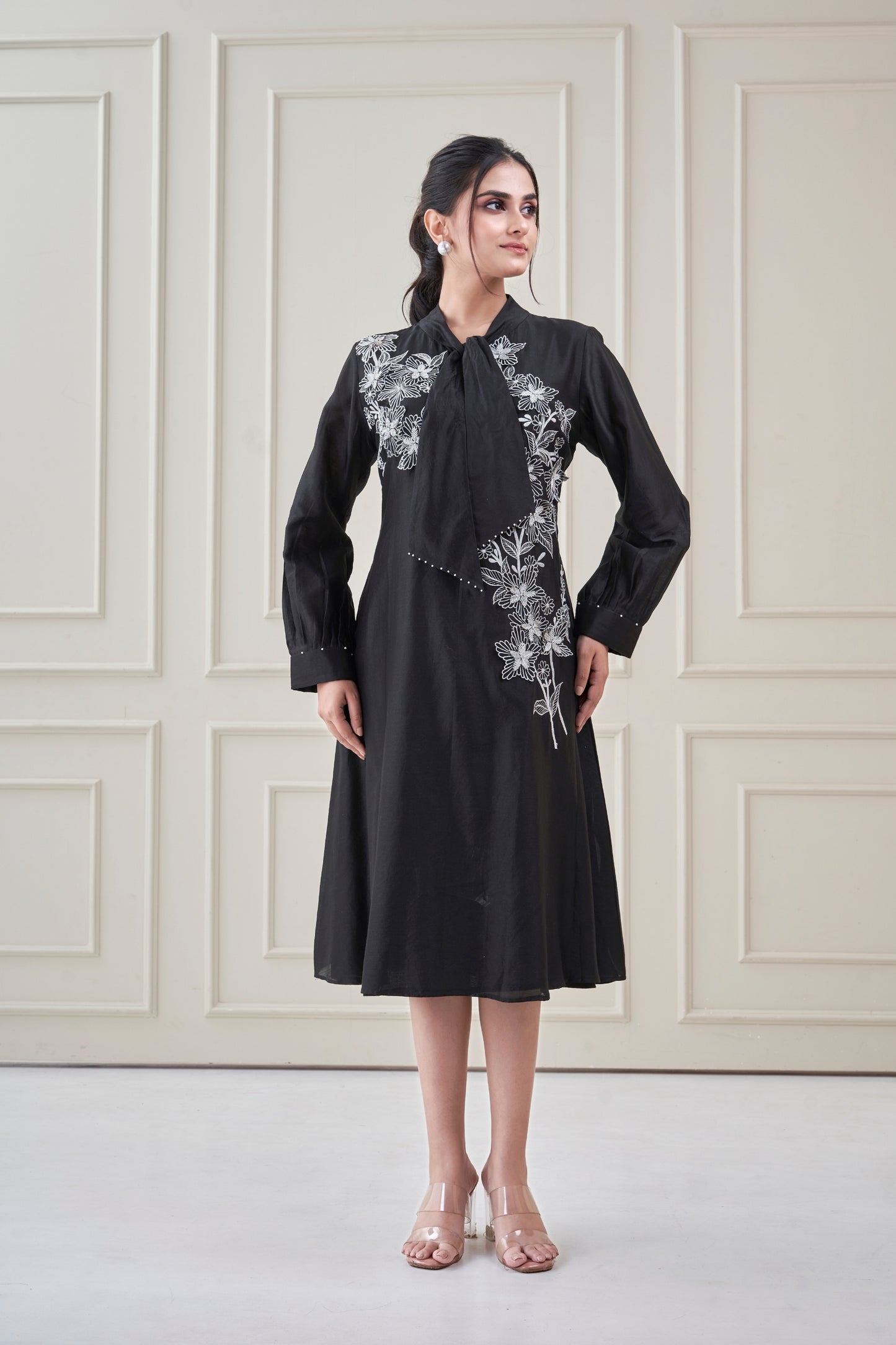 Black Monochrome Muse dress