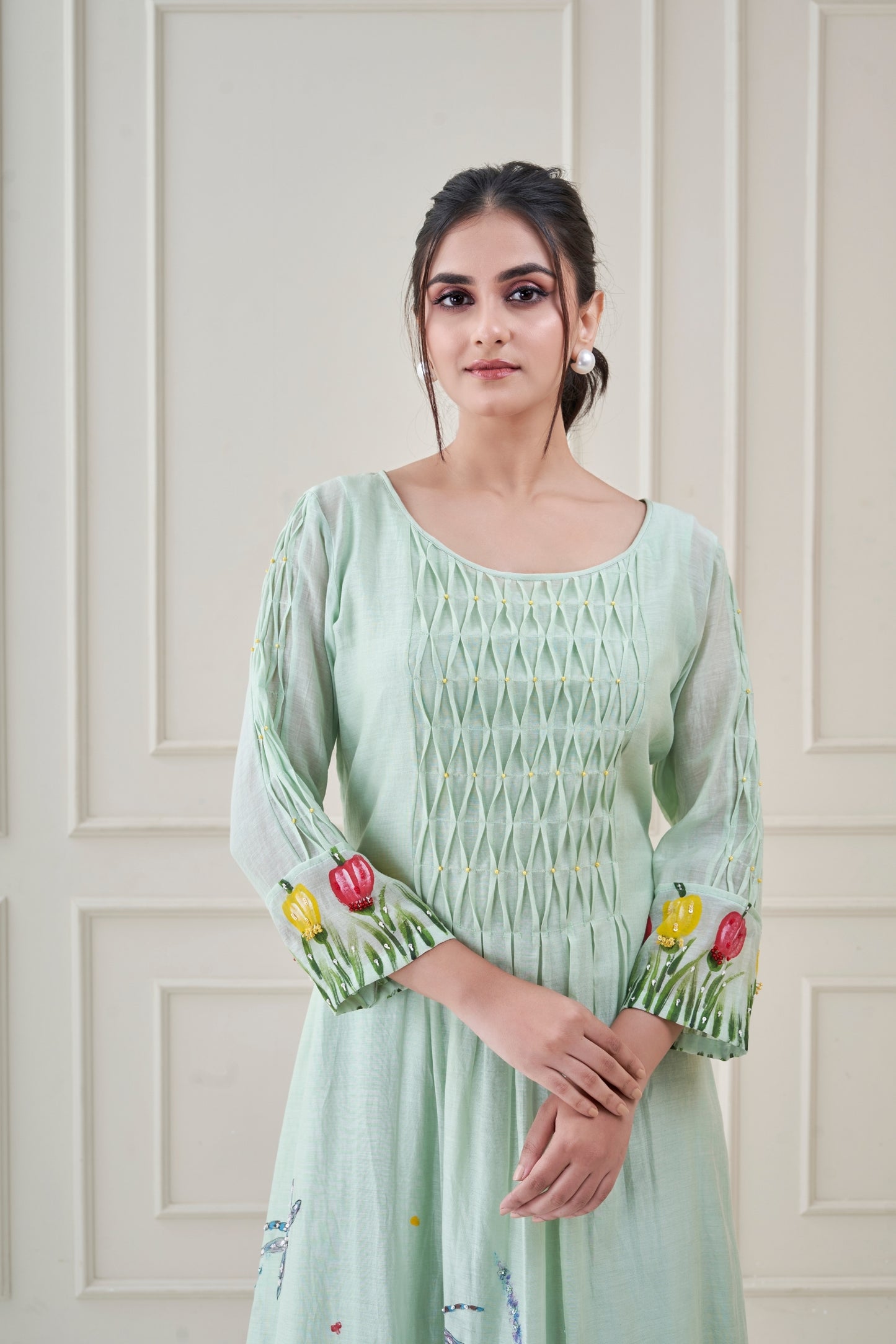 Sea Green Meadow Dress
