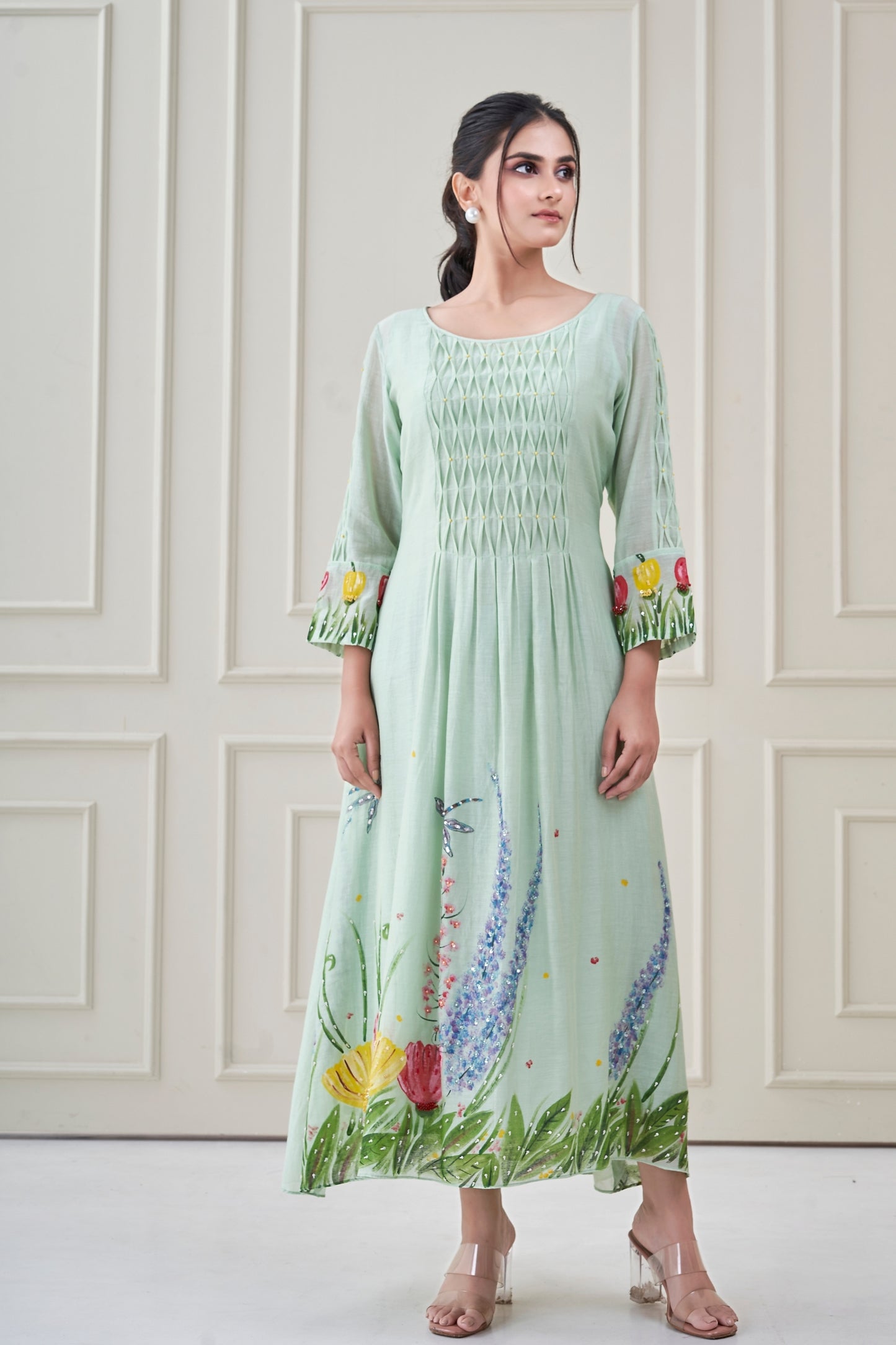 Sea Green Meadow Dress