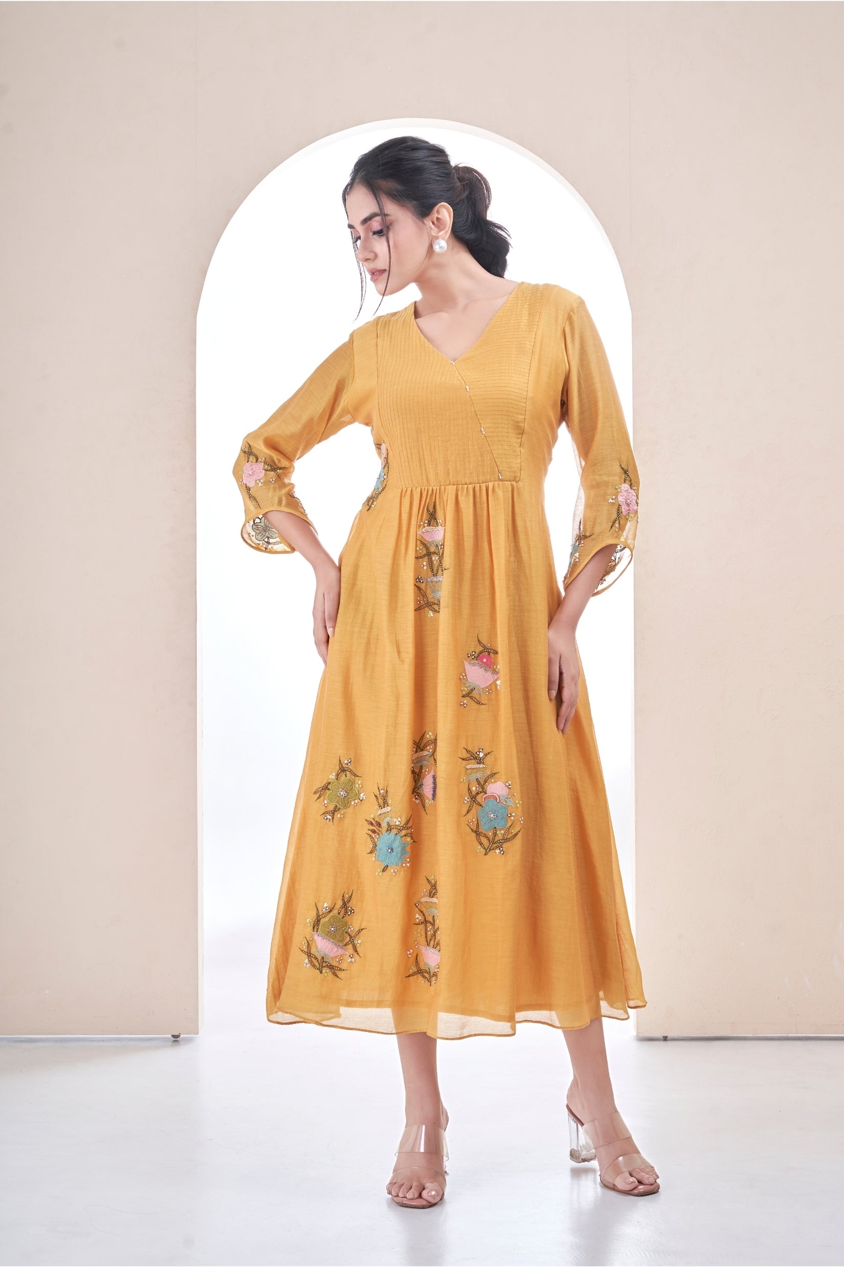 Mango fleur Dress Ojasvini Label Mango fleur Dress Ojasvini Label