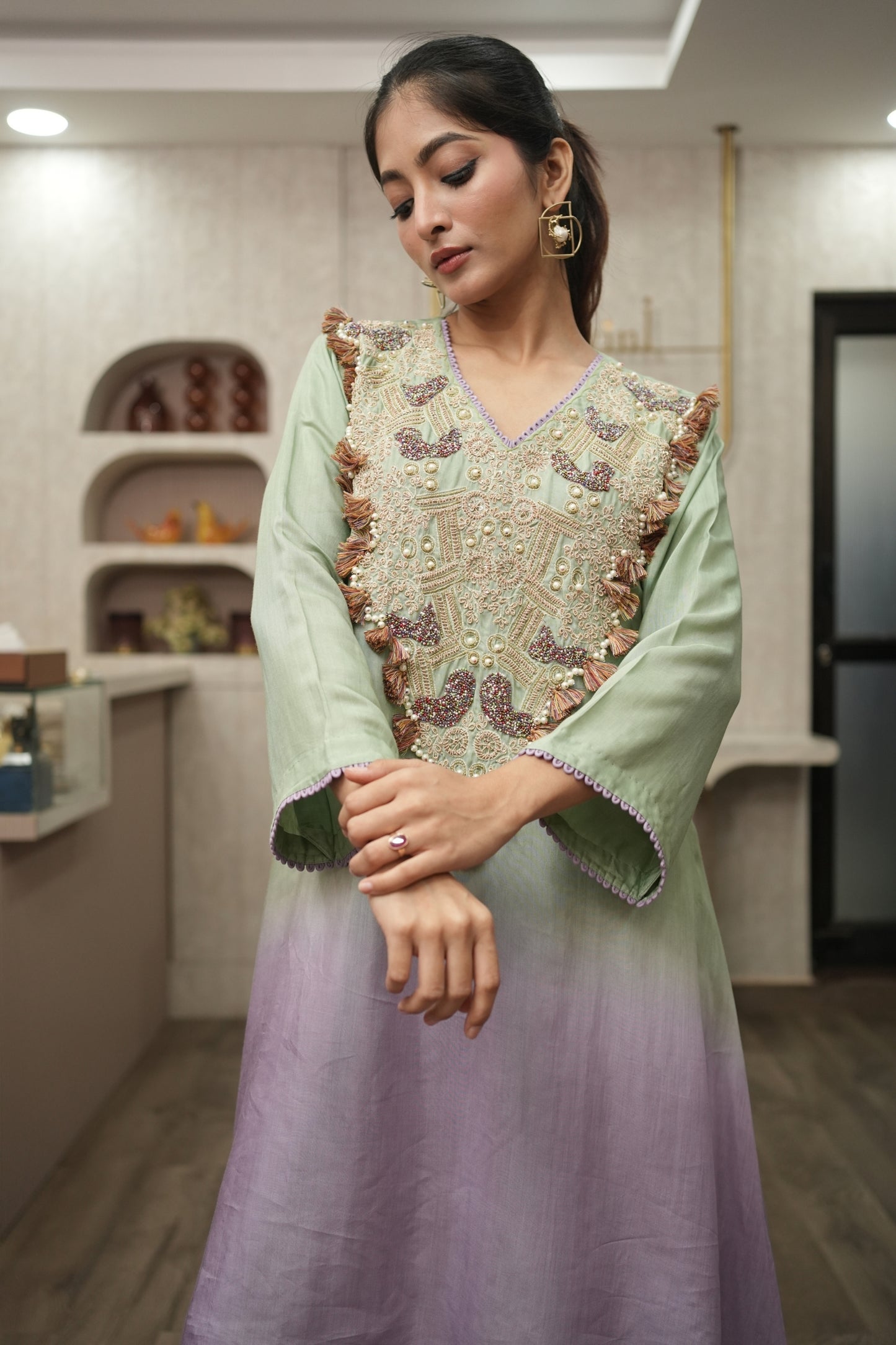 Mint Lilac Frosted Bloom Set