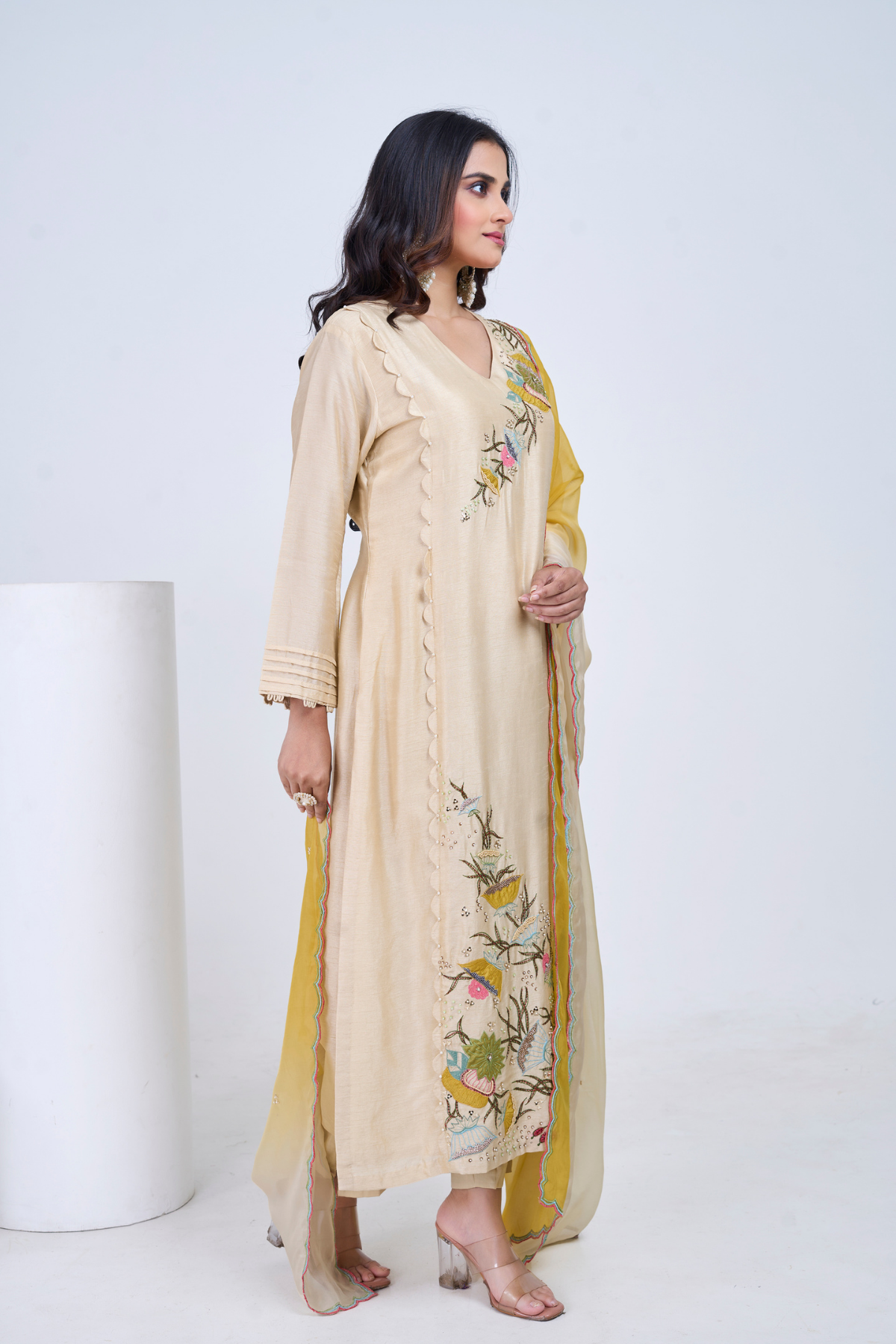 Canary Bloom Kurta Set