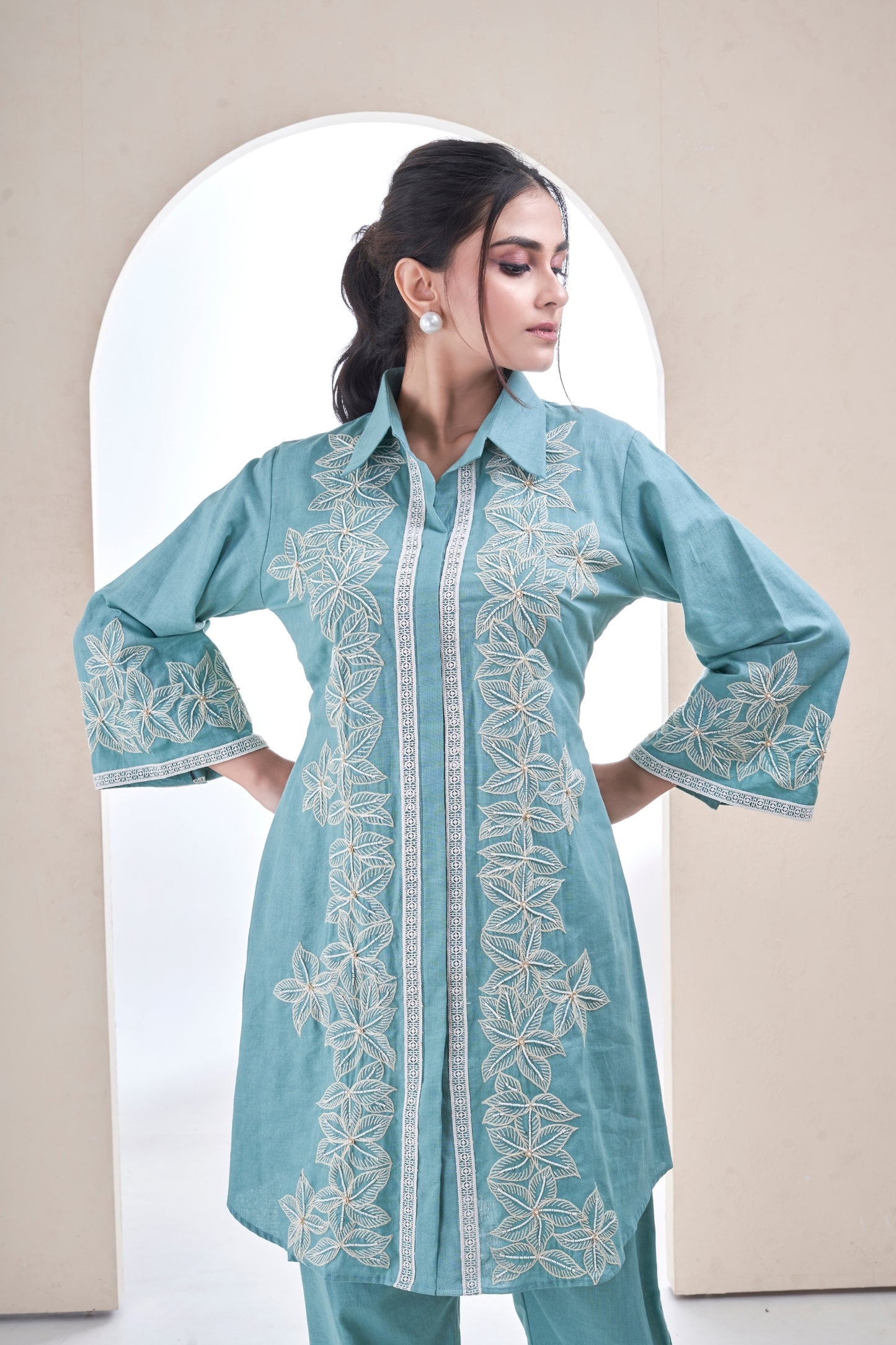 Teal Noor set