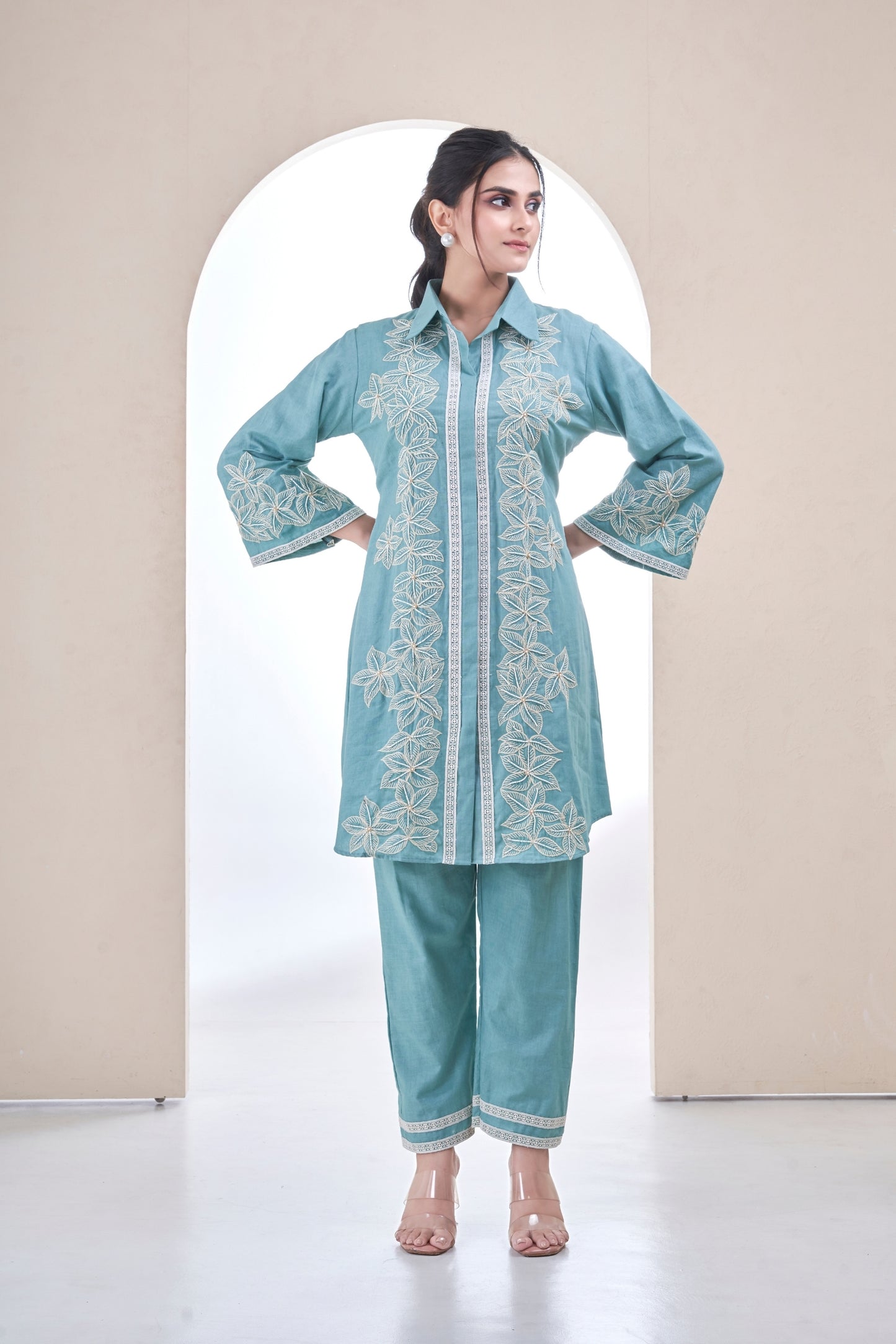 Teal Noor set