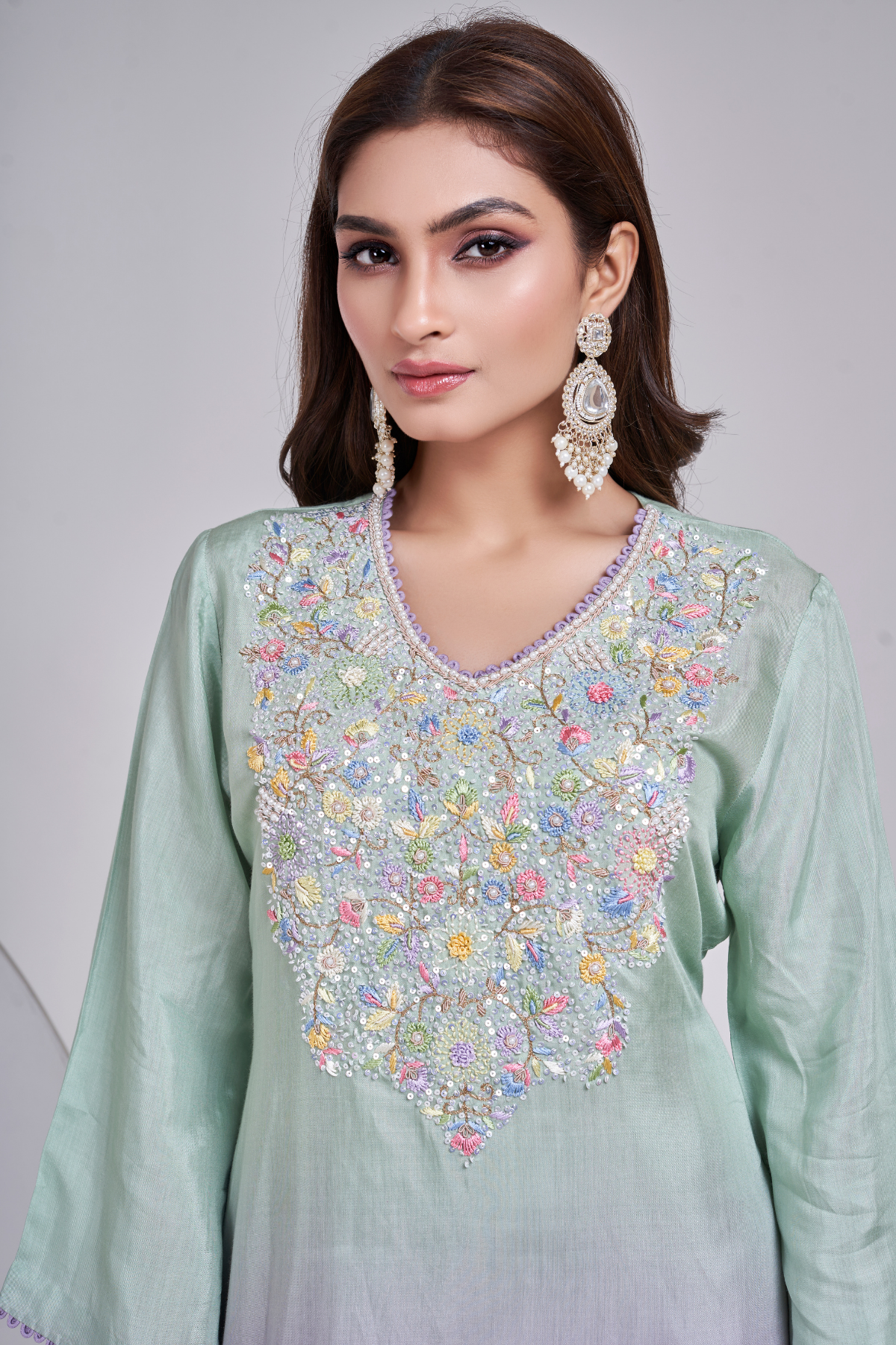 Sorbet Bloom set in Mint/Lilac