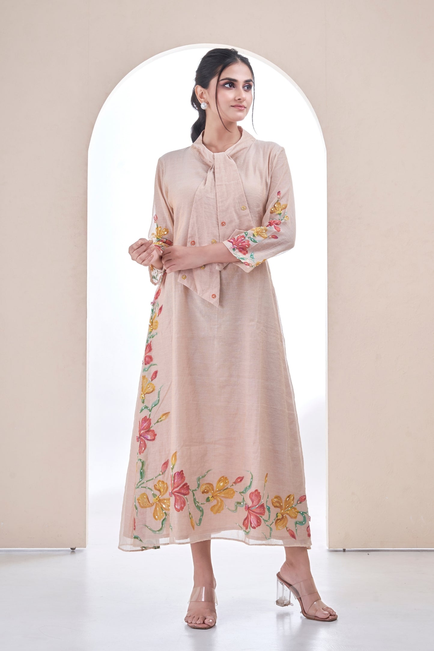 Ivory Canvas Dress