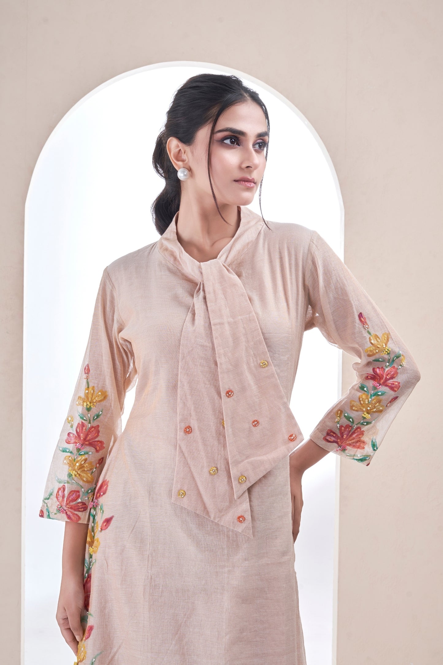 Ivory Canvas Dress