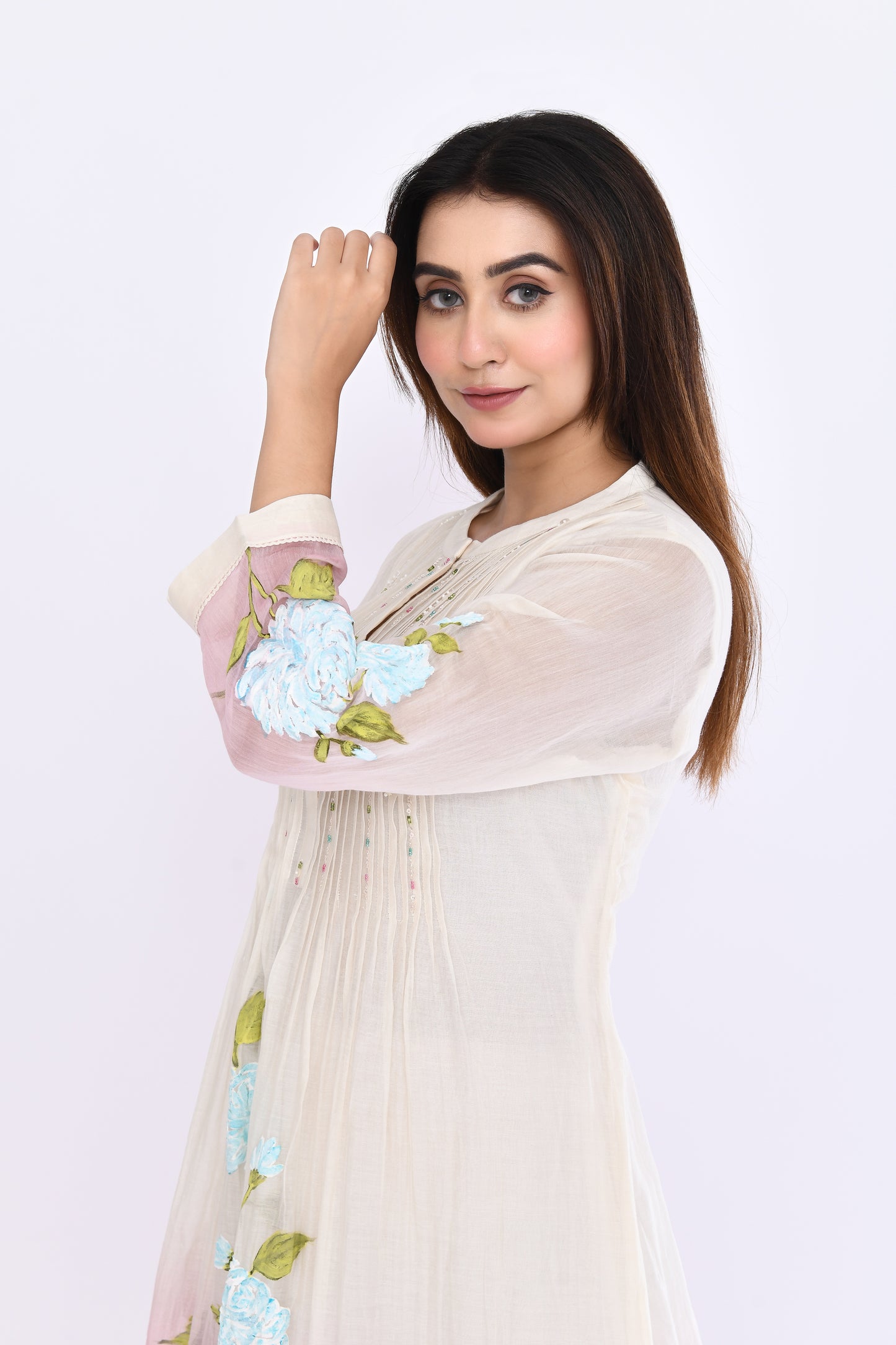 Sky Blossom Ombre Dress