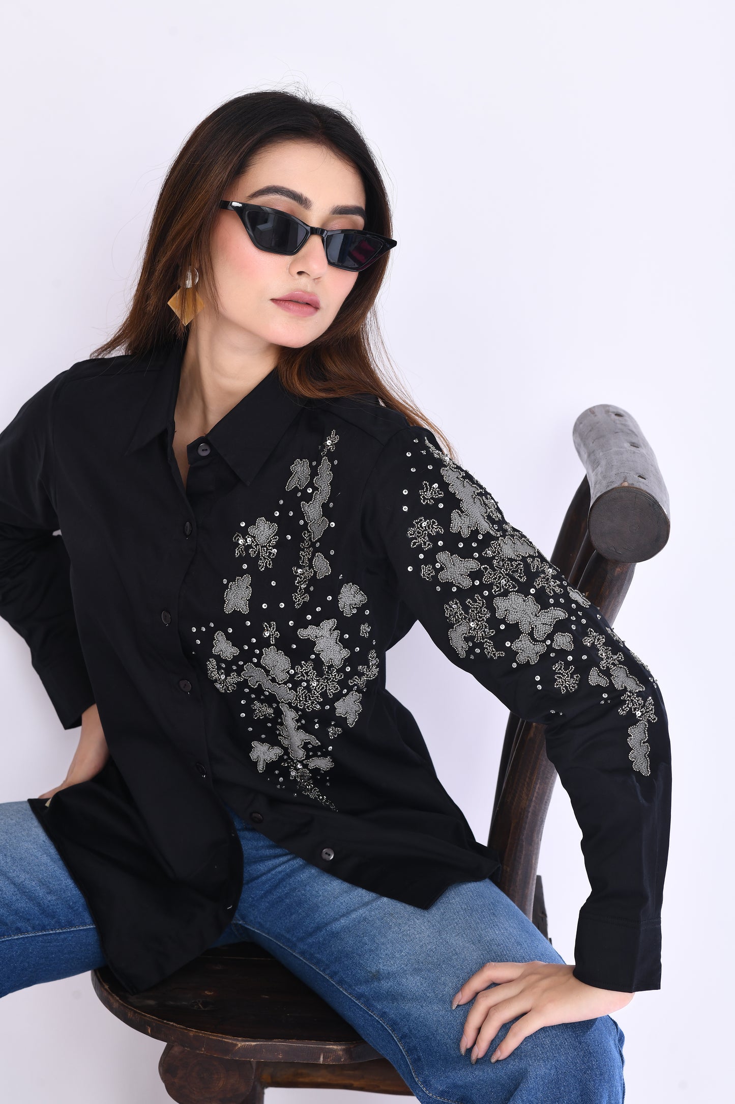 Cloud Shirt in Noir