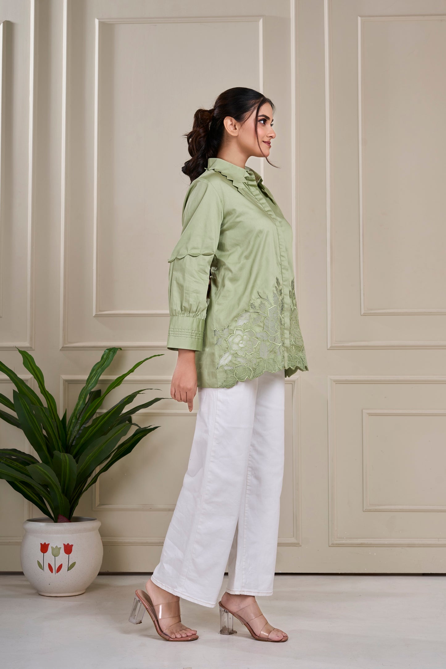 Sage Serrate Shirt
