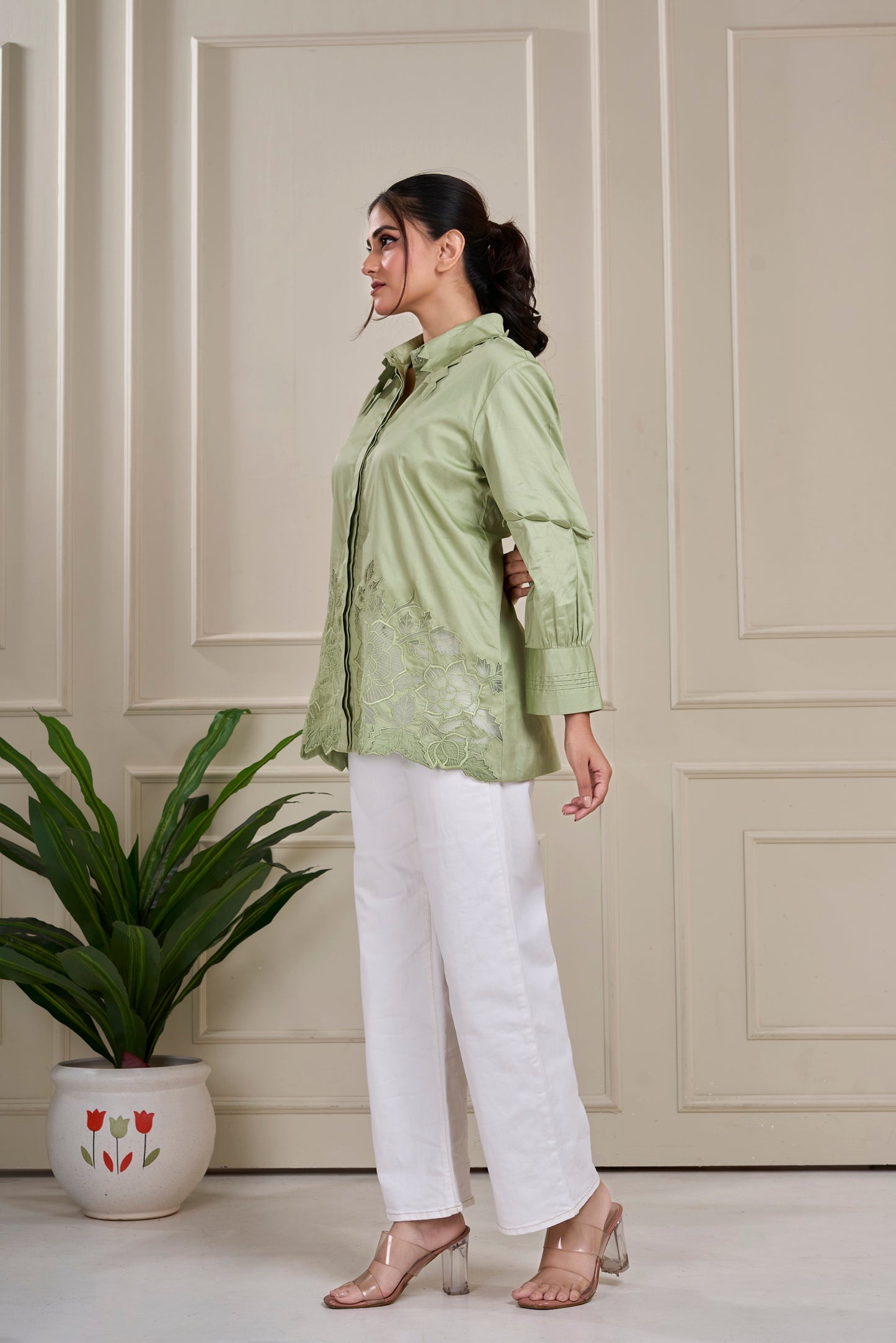 Sage Serrate Shirt