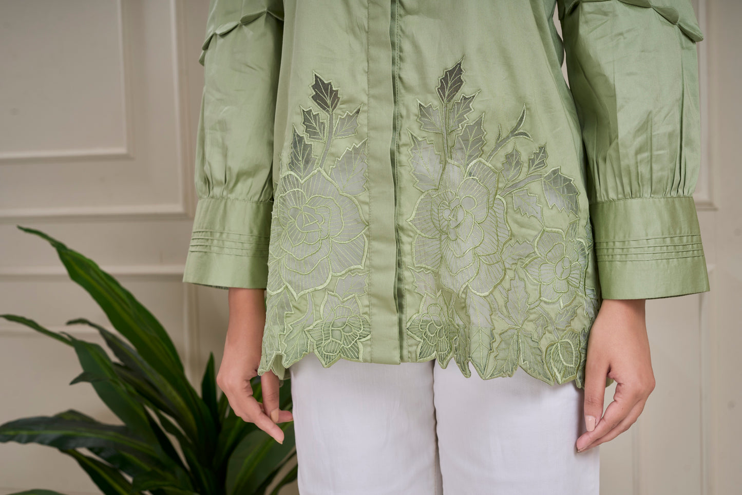 Sage Serrate Shirt