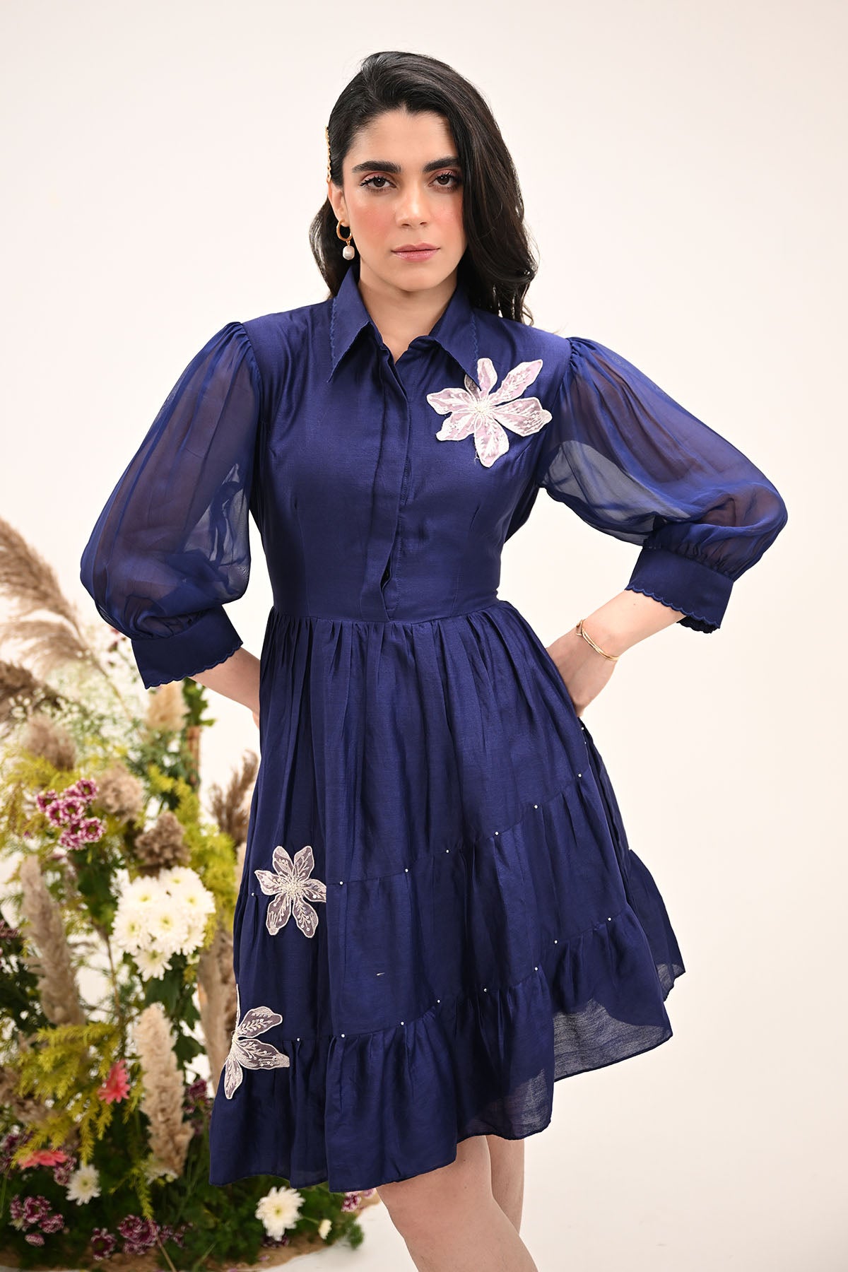 Navy Blue Rosa Dress