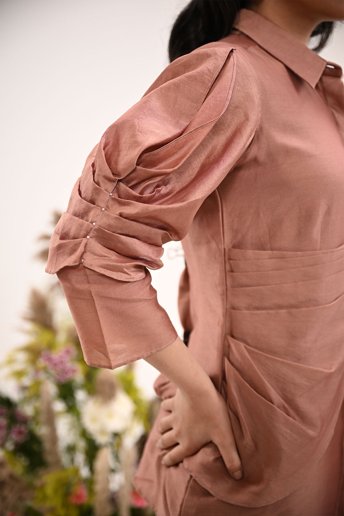 Draped Bow Coord Set