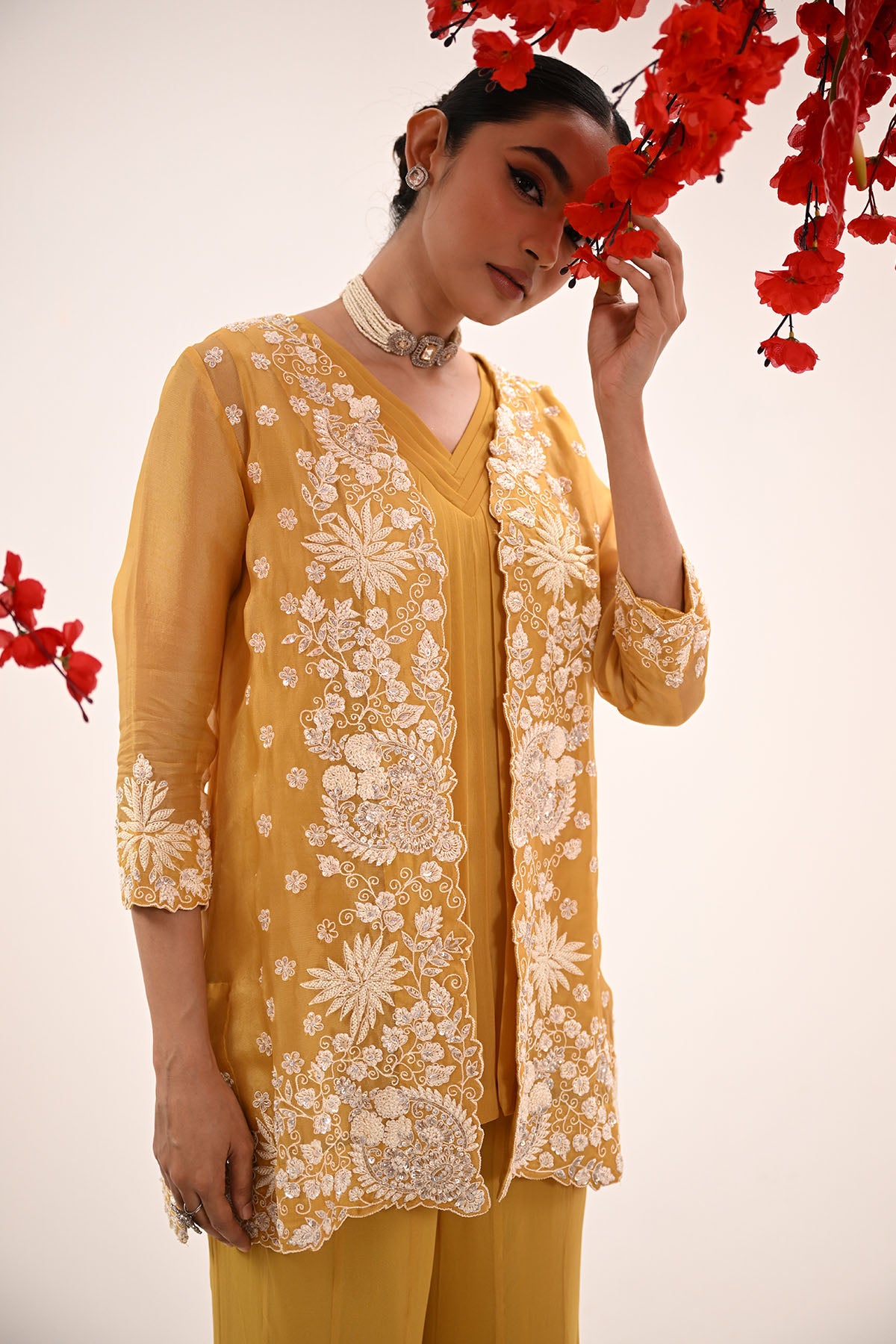Sunheri Phool Set