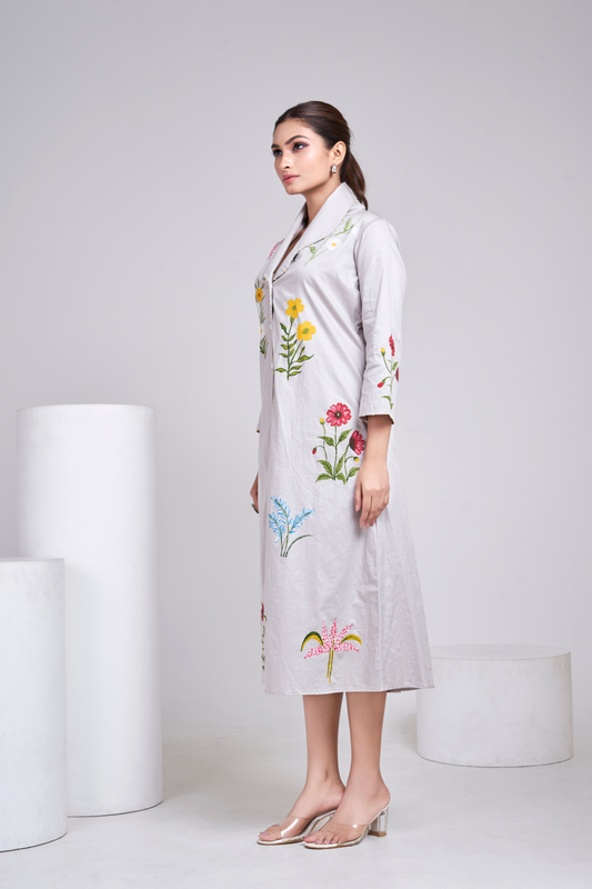 Moonstoney Peony Shirt Dress