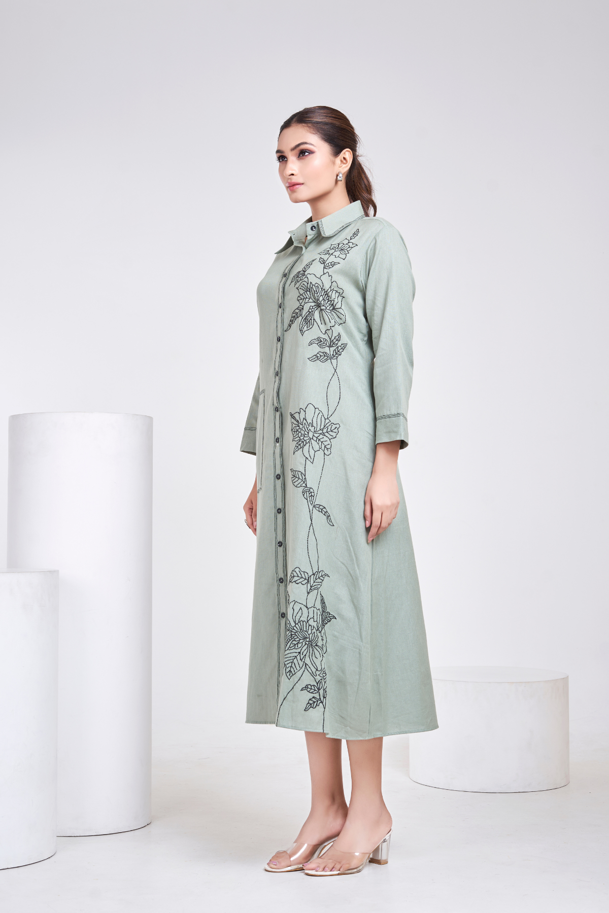 Ecru Botanica Seafoam