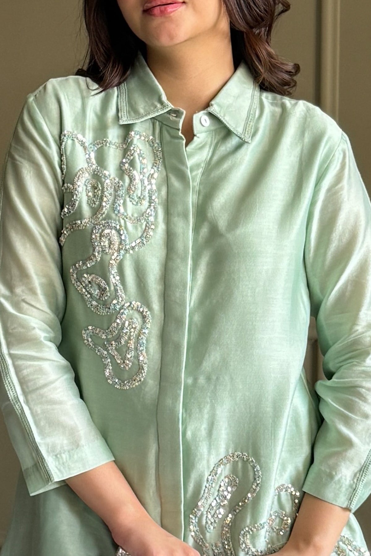 Spiral Coord Set in Sea Green