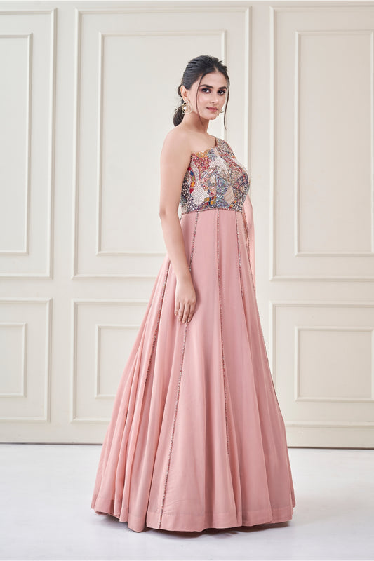 Blush Ember Gown