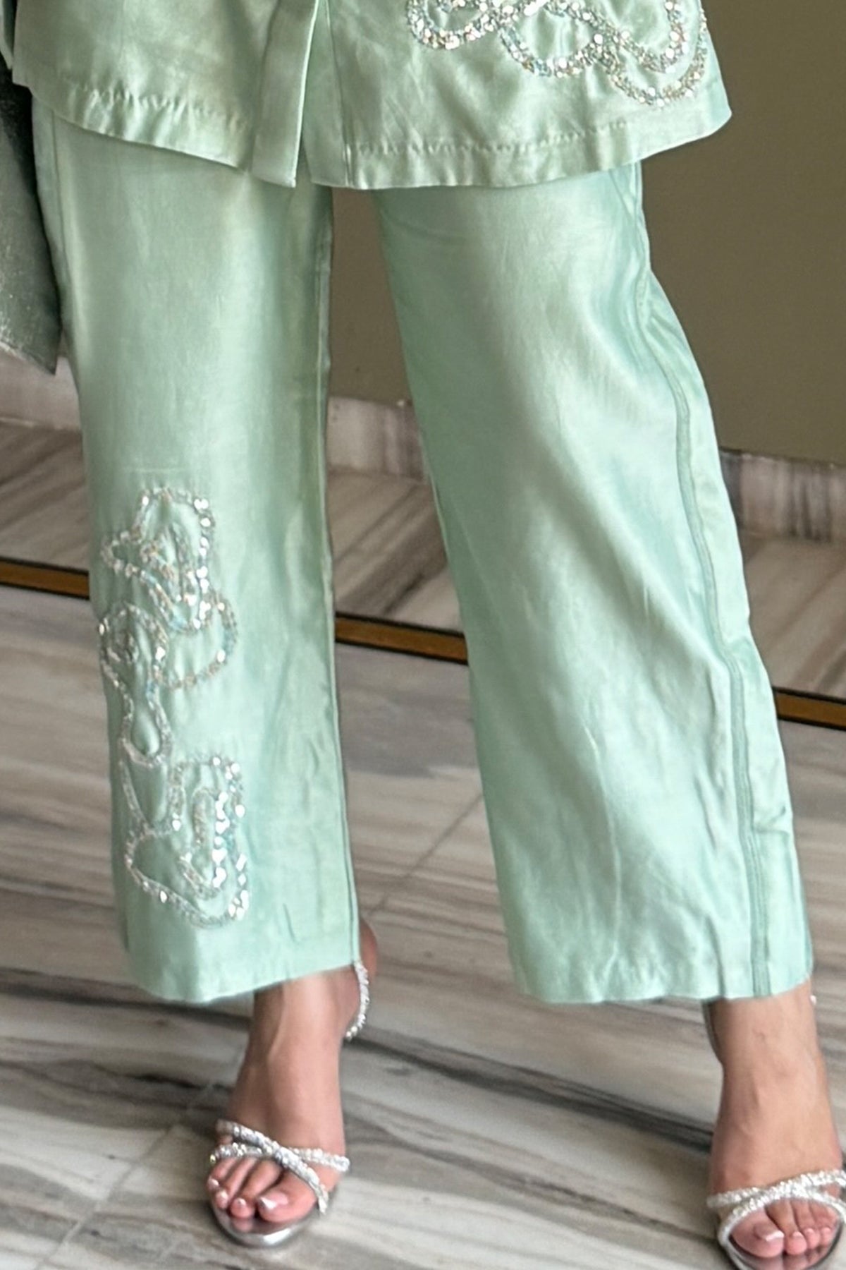Spiral Coord Set in Sea Green