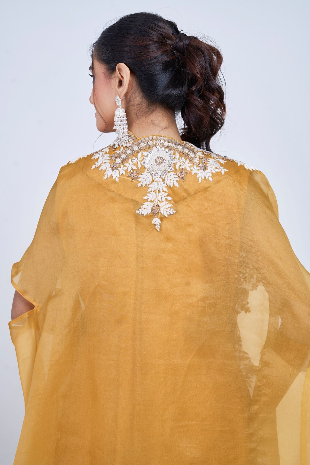 Zahra Mustard Cape set