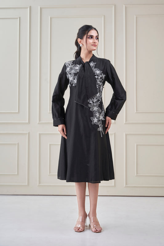Black Monochrome Muse dress