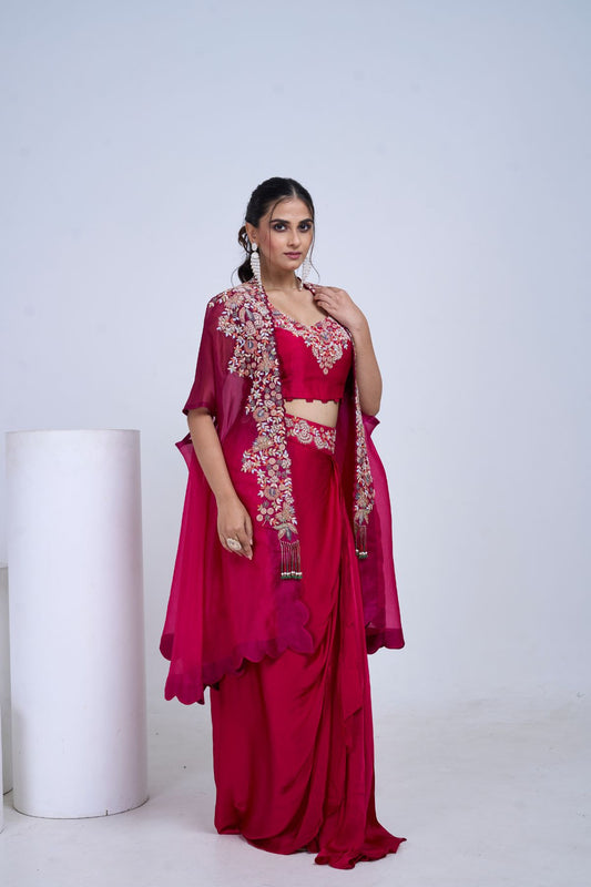 Crismson Drape drama set