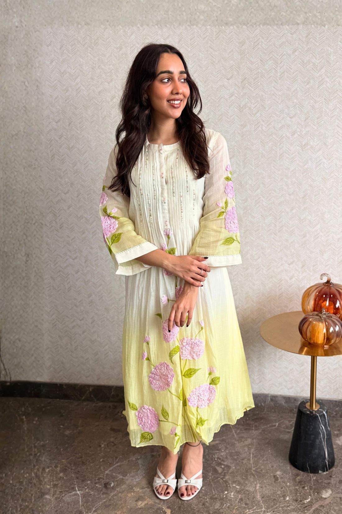 Rose Blossom Ombre Dress