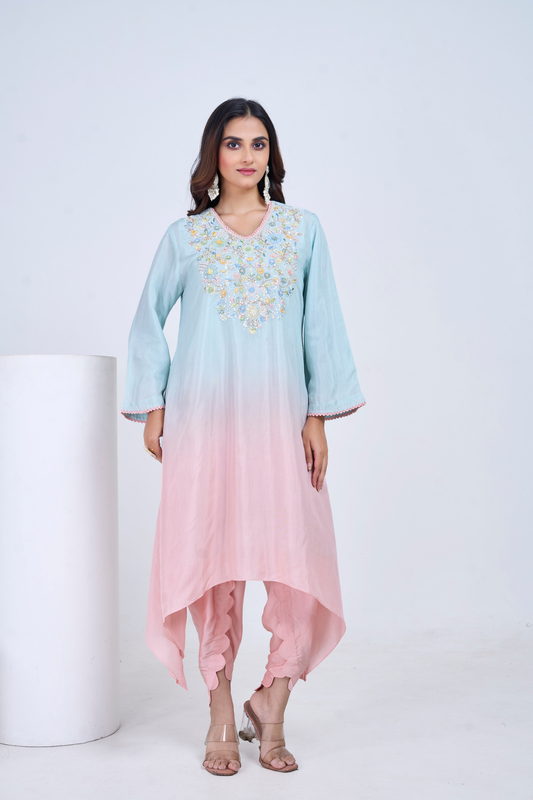 Sorbet Bloom set in Blue/Pink