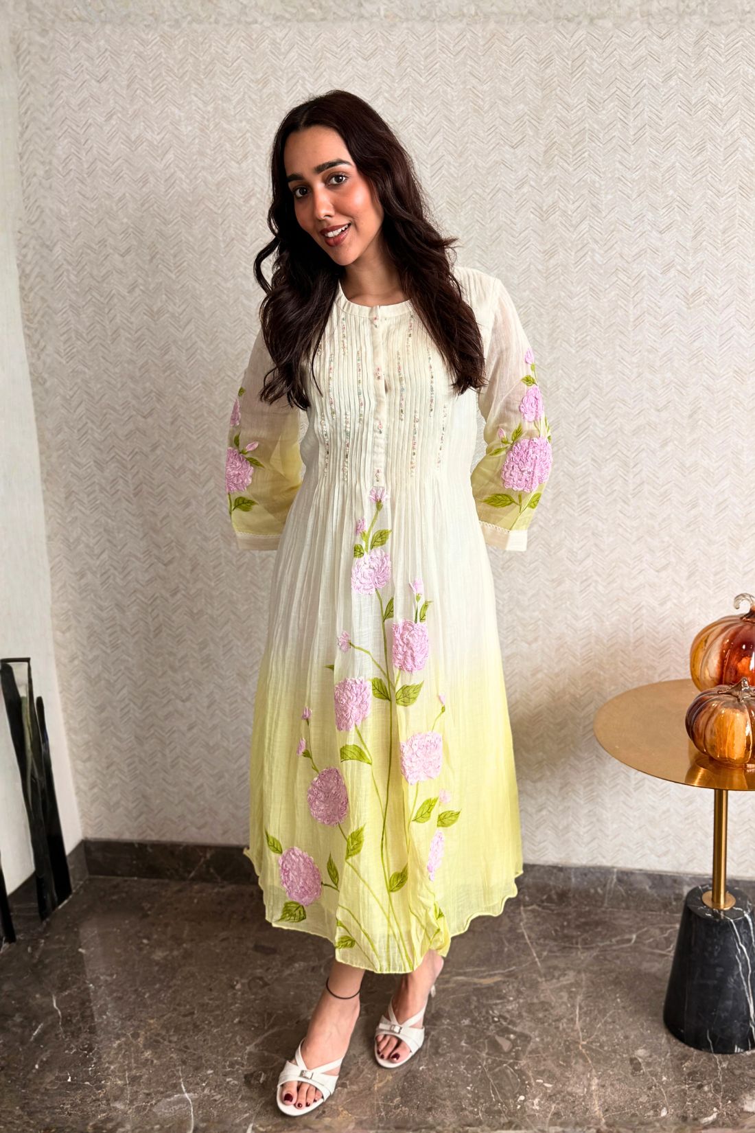 Rose Blossom Ombre Dress