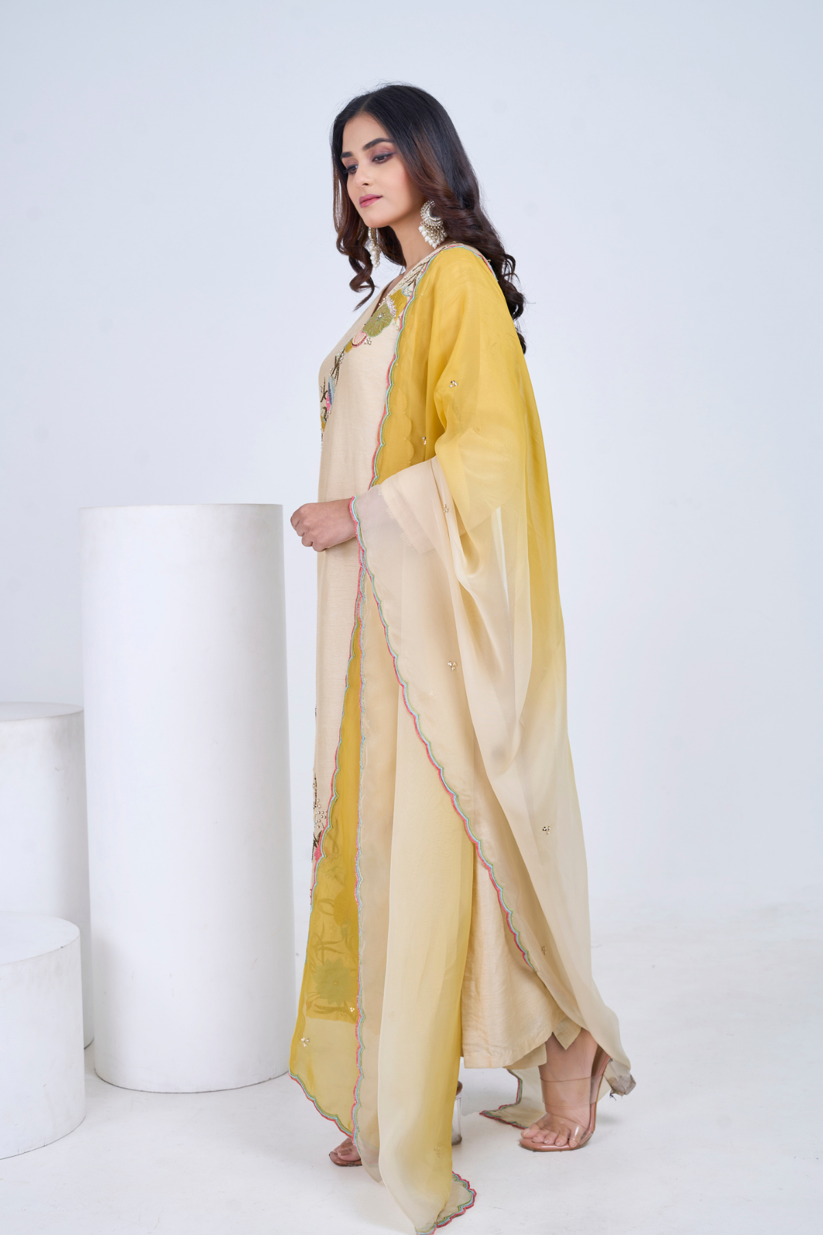 Canary Bloom Kurta Set