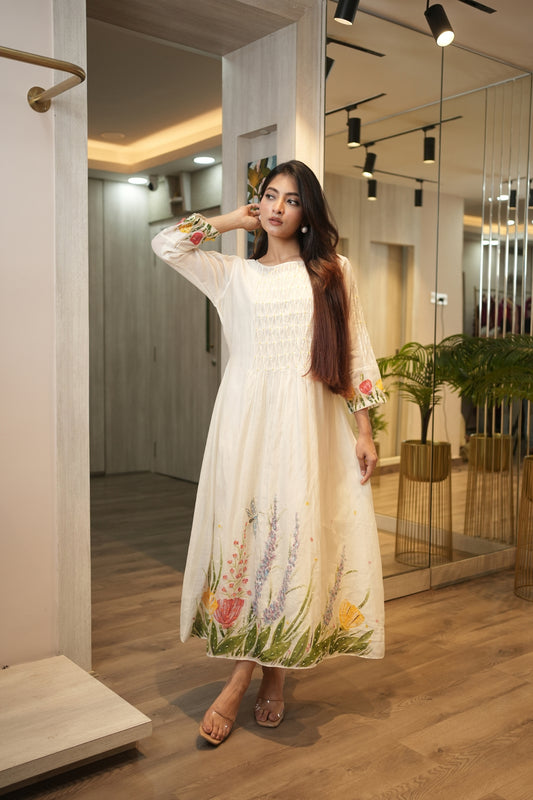 White Meadow Dress