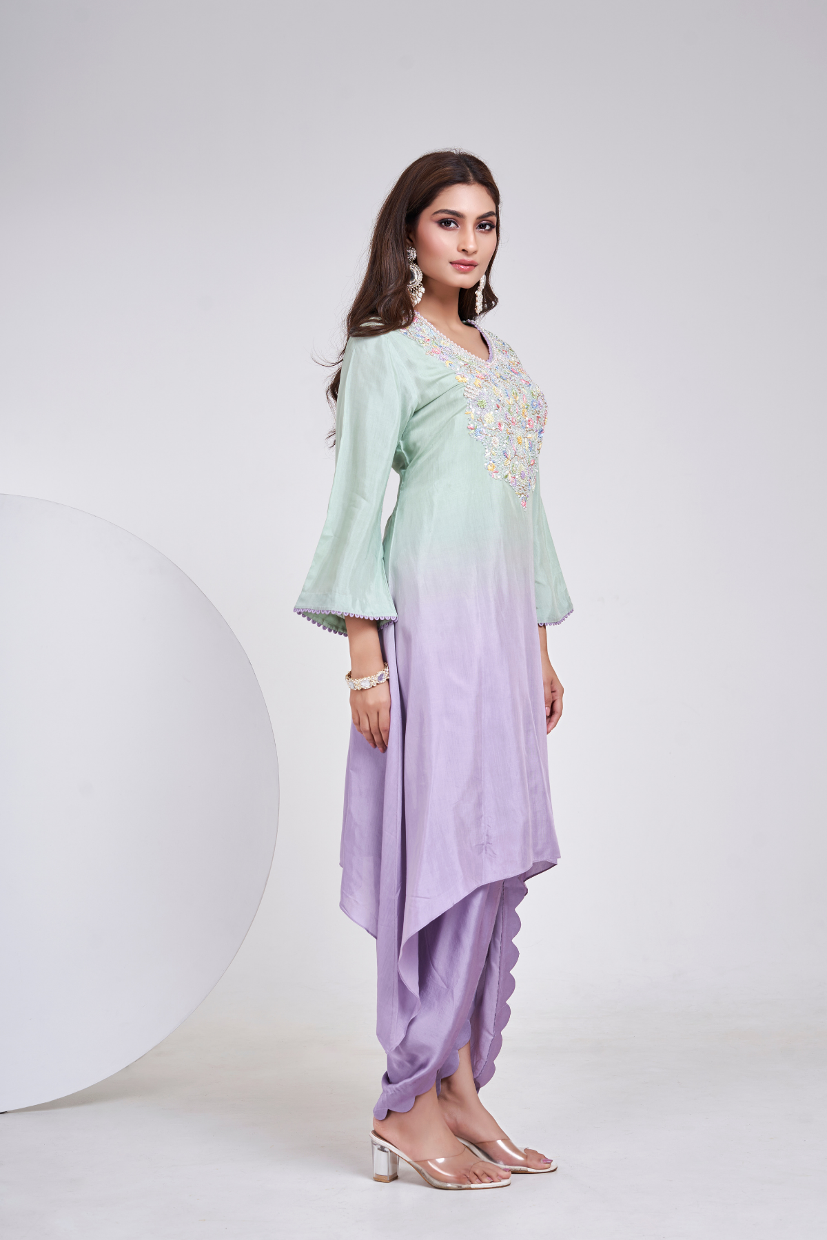 Sorbet Bloom set in Mint/Lilac