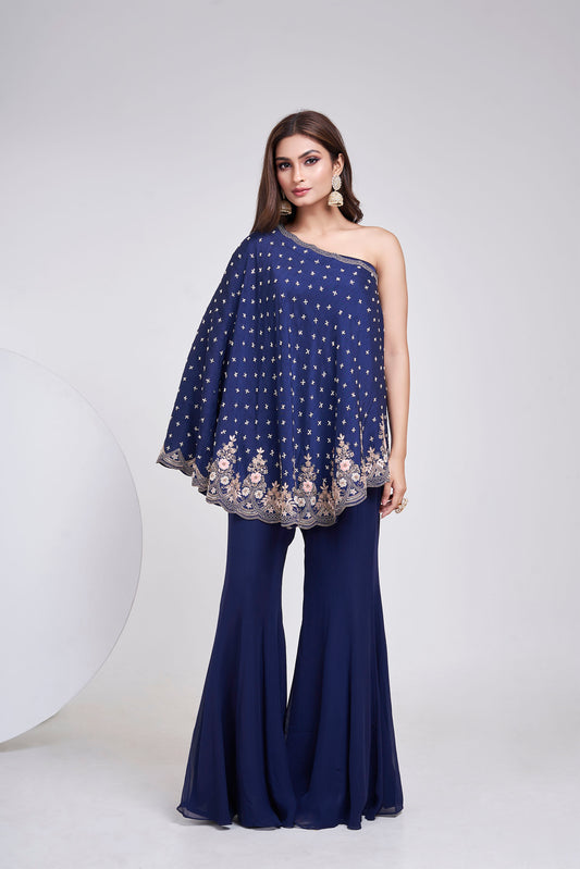 Gulzaar Raat Set Navy