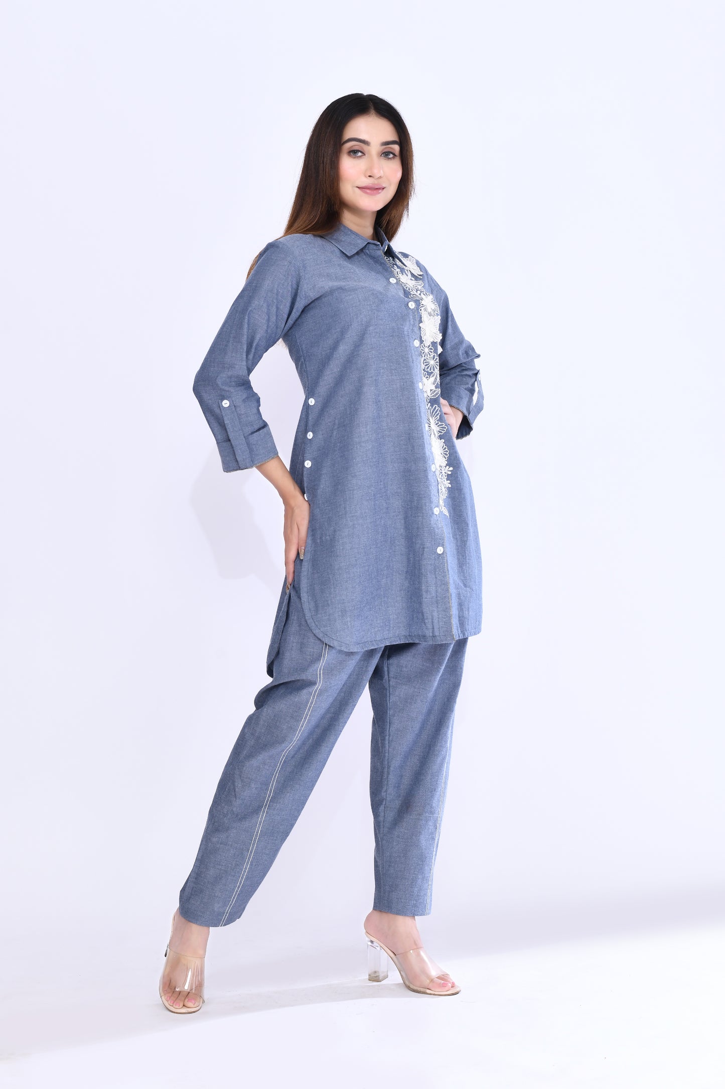 Denim Vine Coord Set