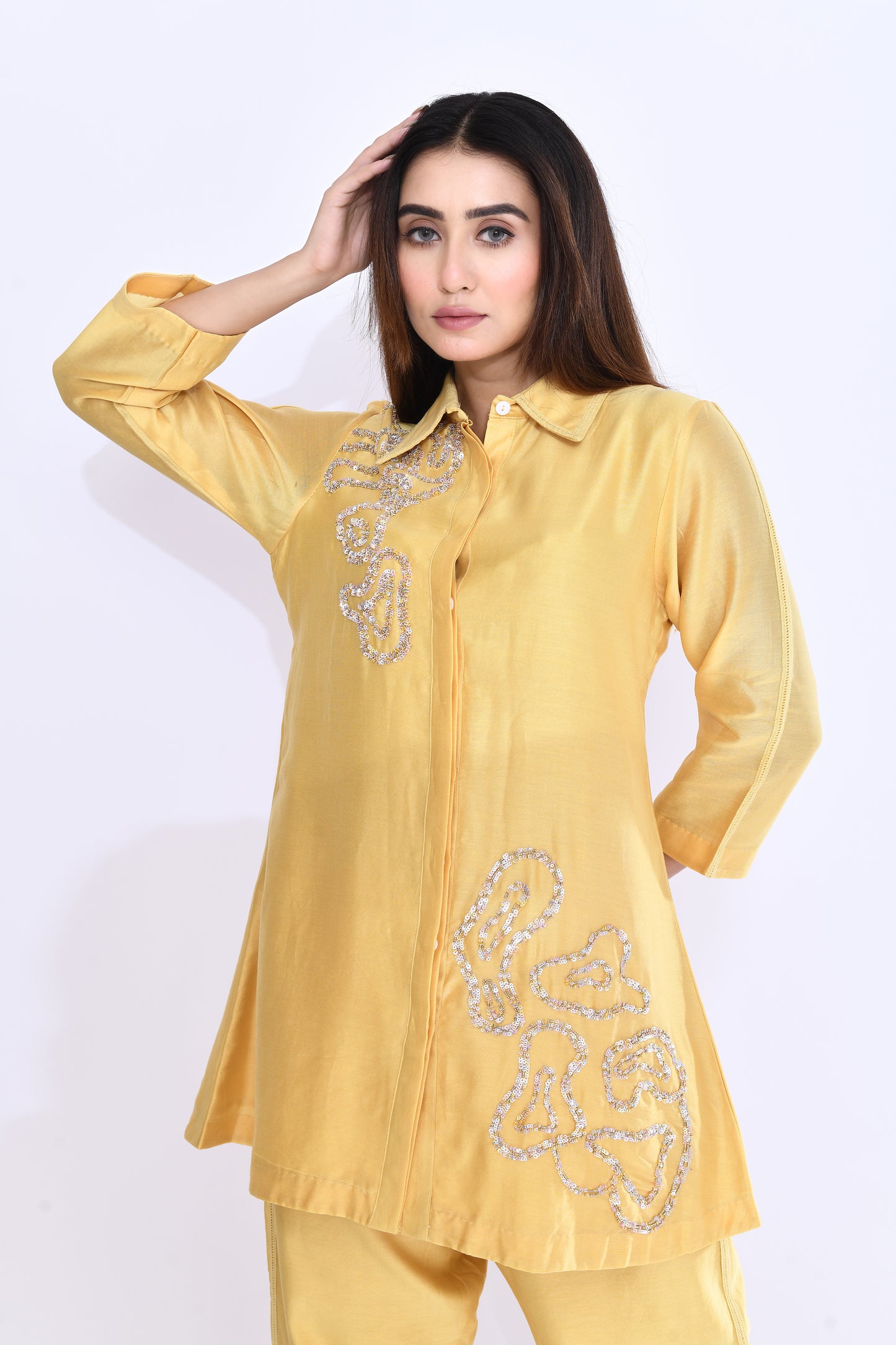 Spiral Coord Set in Yellow