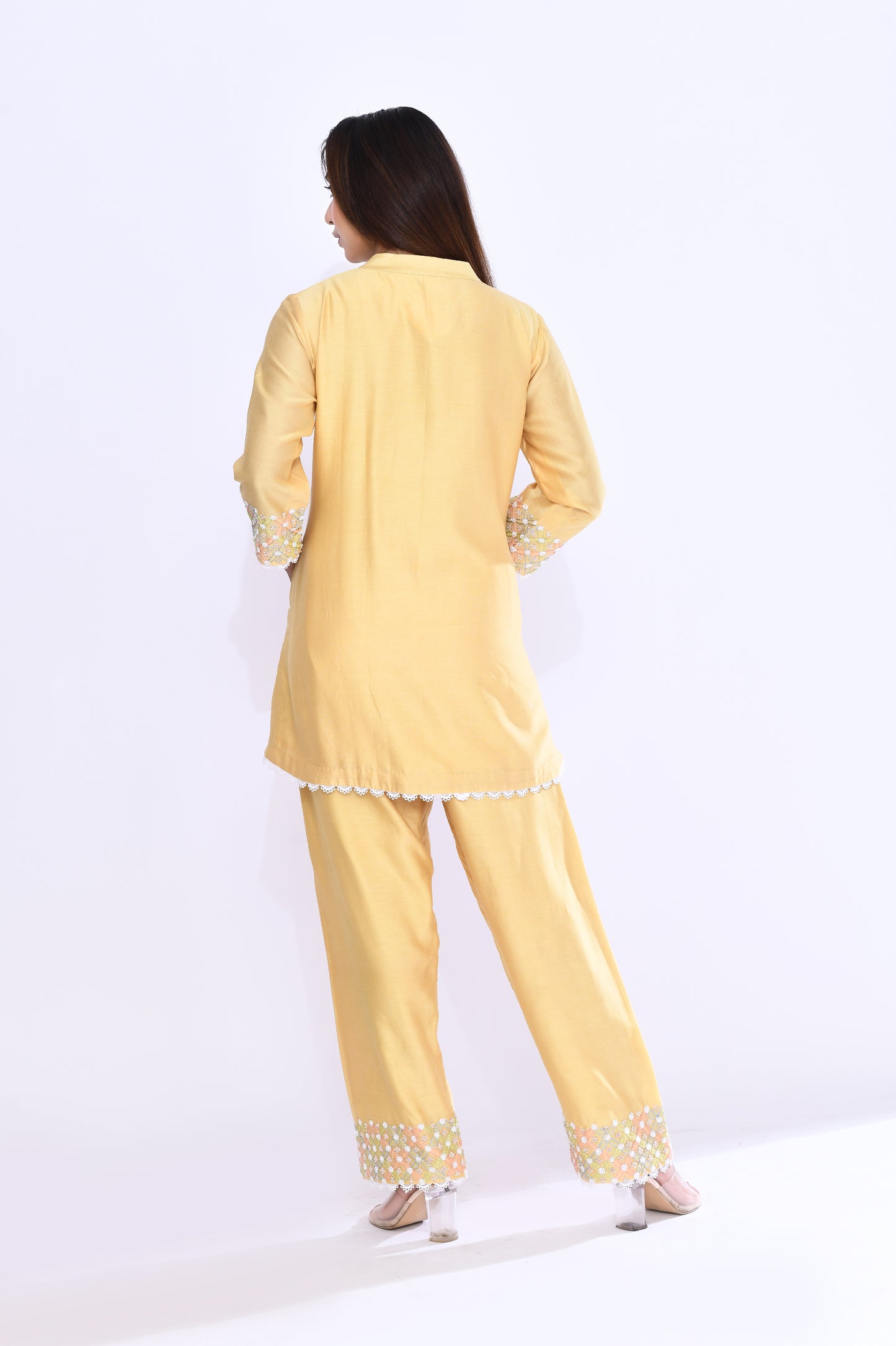 Spiral Coord Set in Yellow