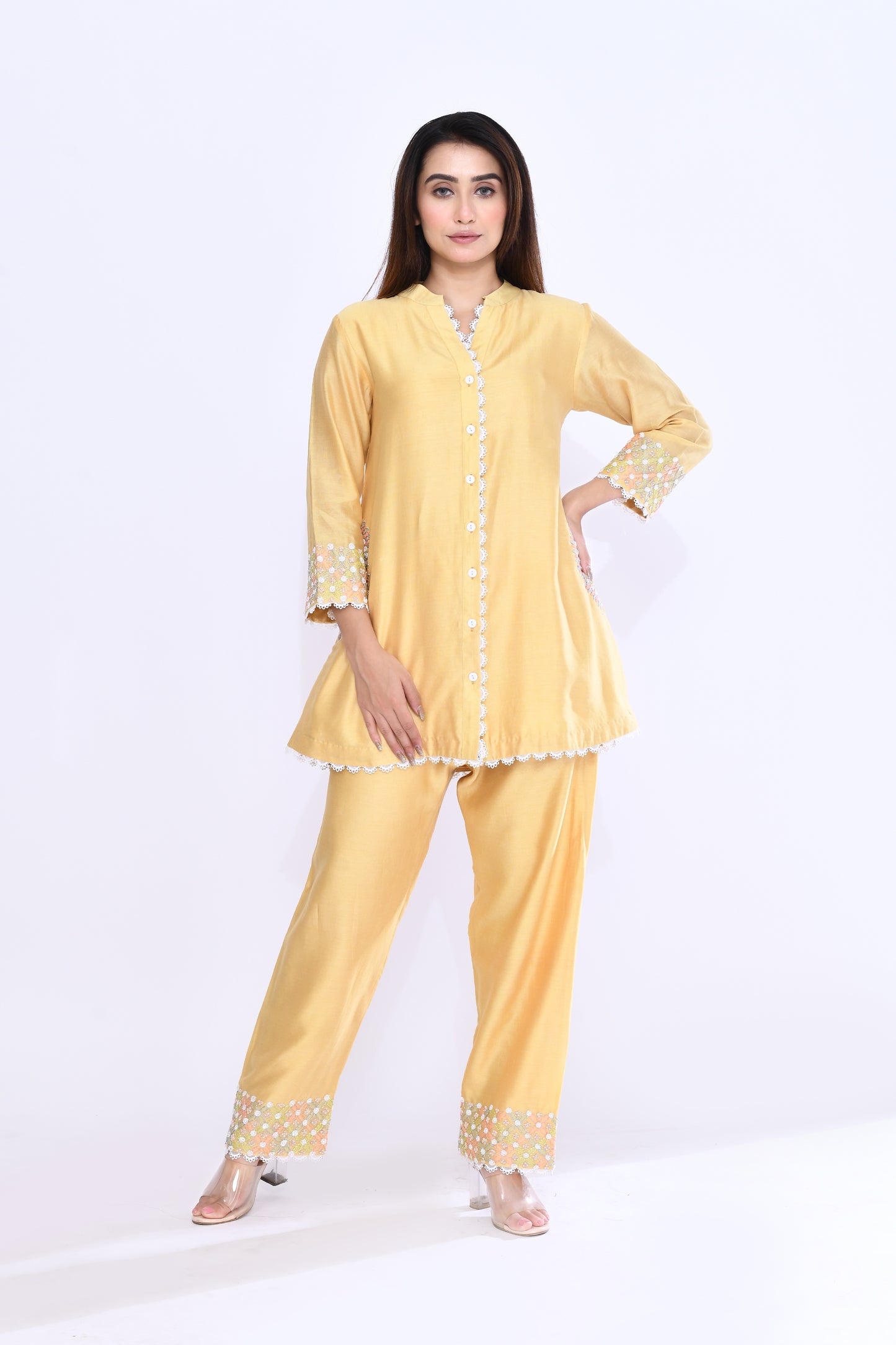 Spiral Coord Set in Yellow