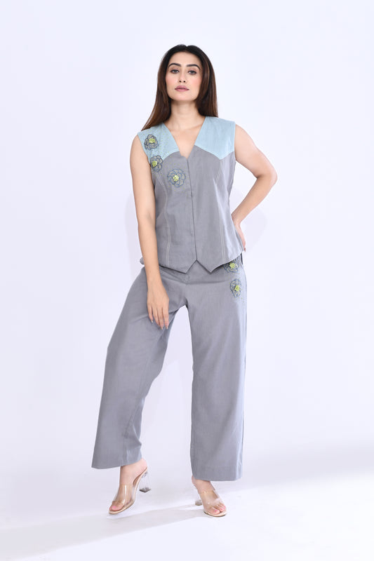 Slate Sky Vest Set