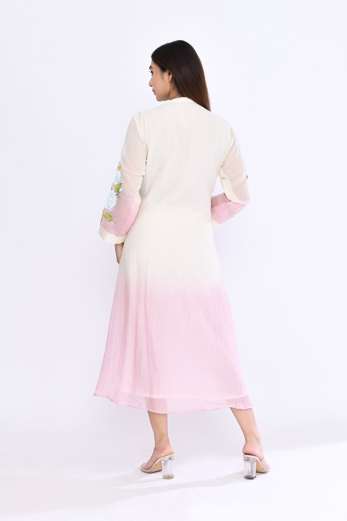 Sky Blossom Ombre Dress