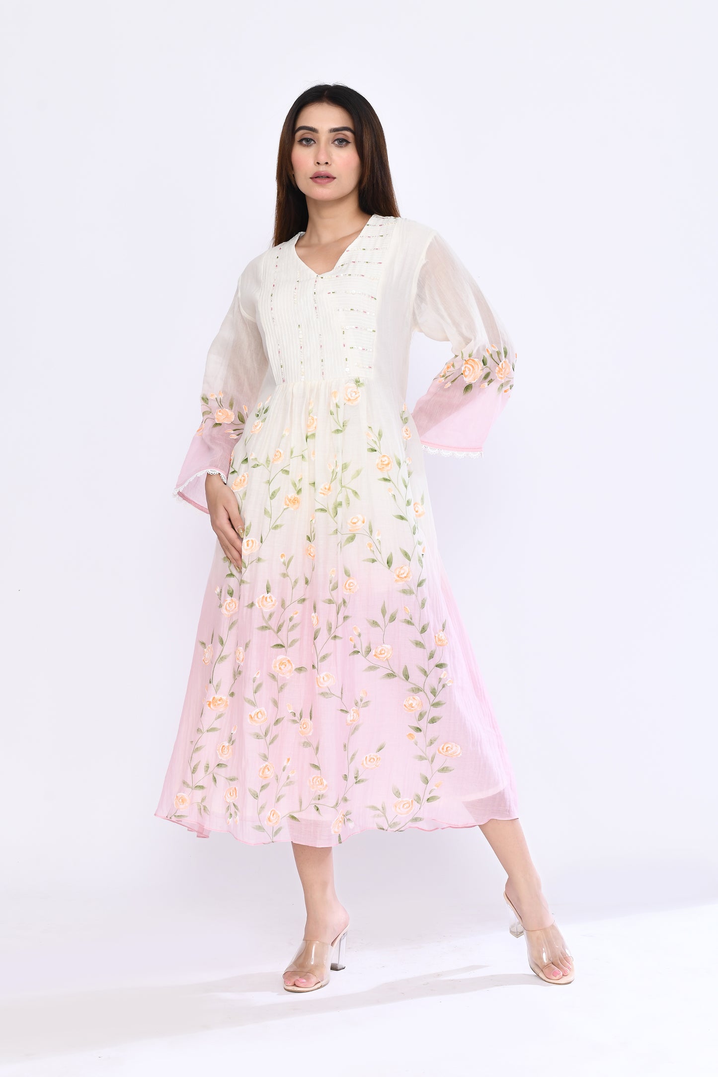 Rosey Rose Ombre Dress