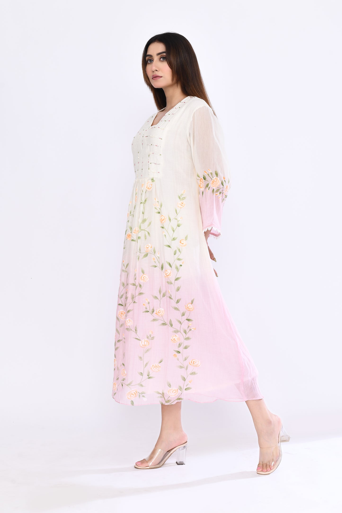 Rosey Rose Ombre Dress