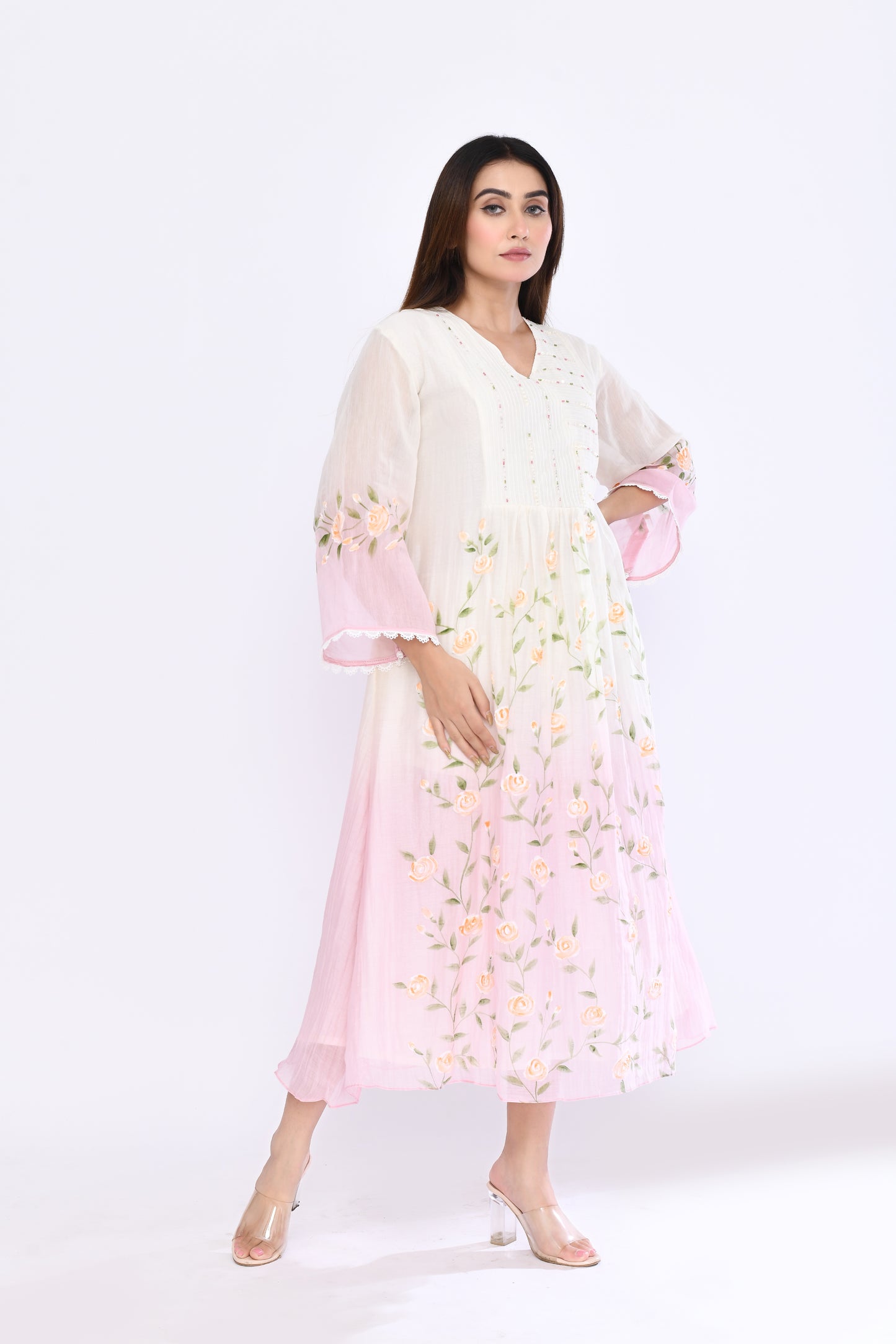 Rosey Rose Ombre Dress