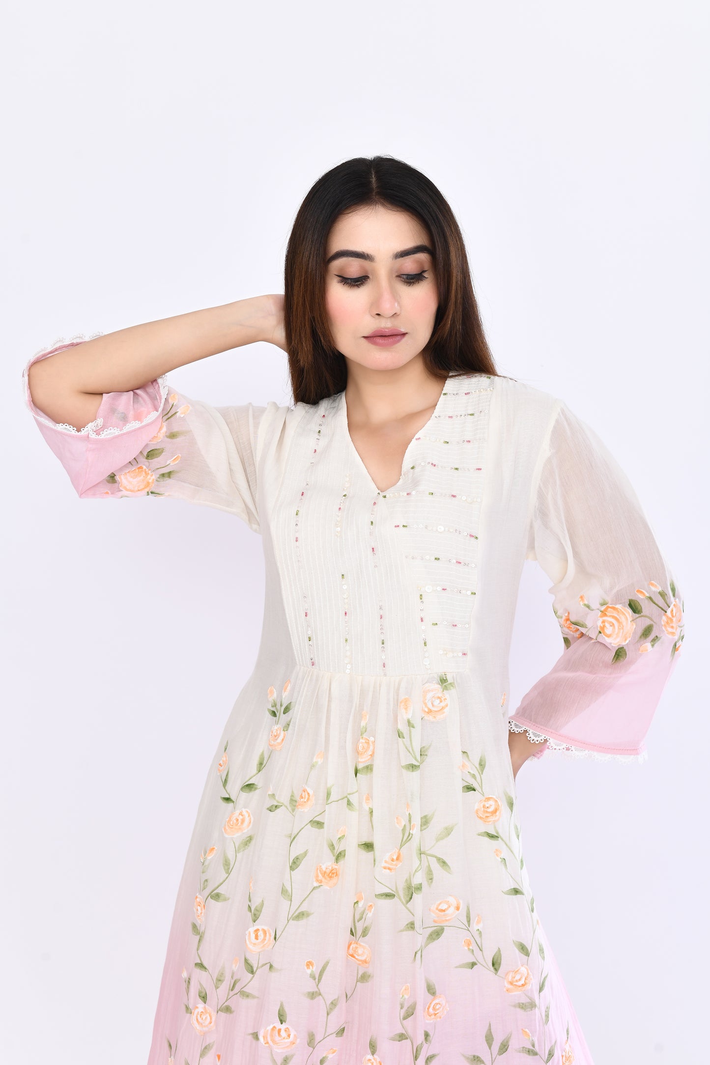 Rosey Rose Ombre Dress