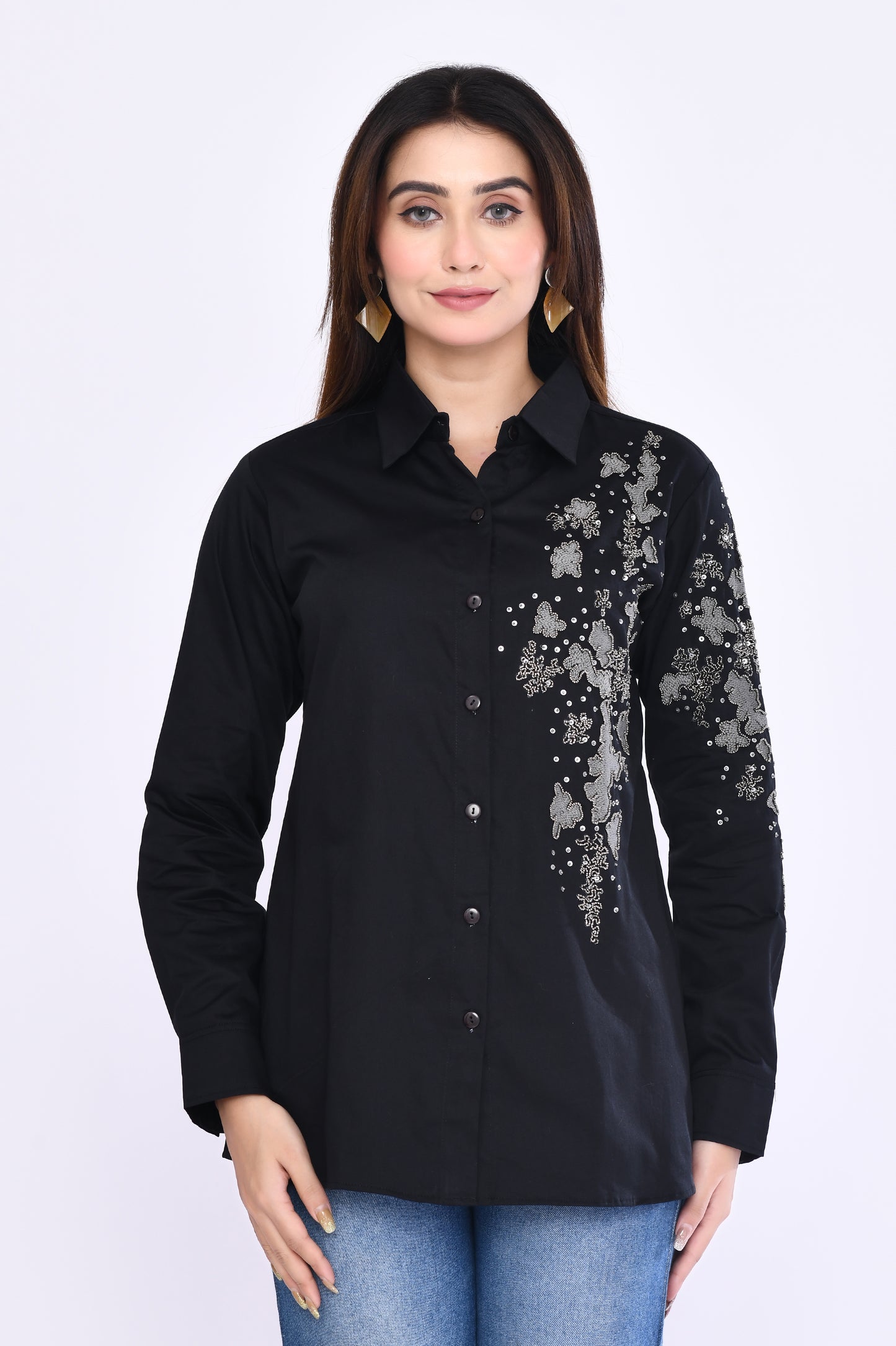 Cloud Shirt in Noir