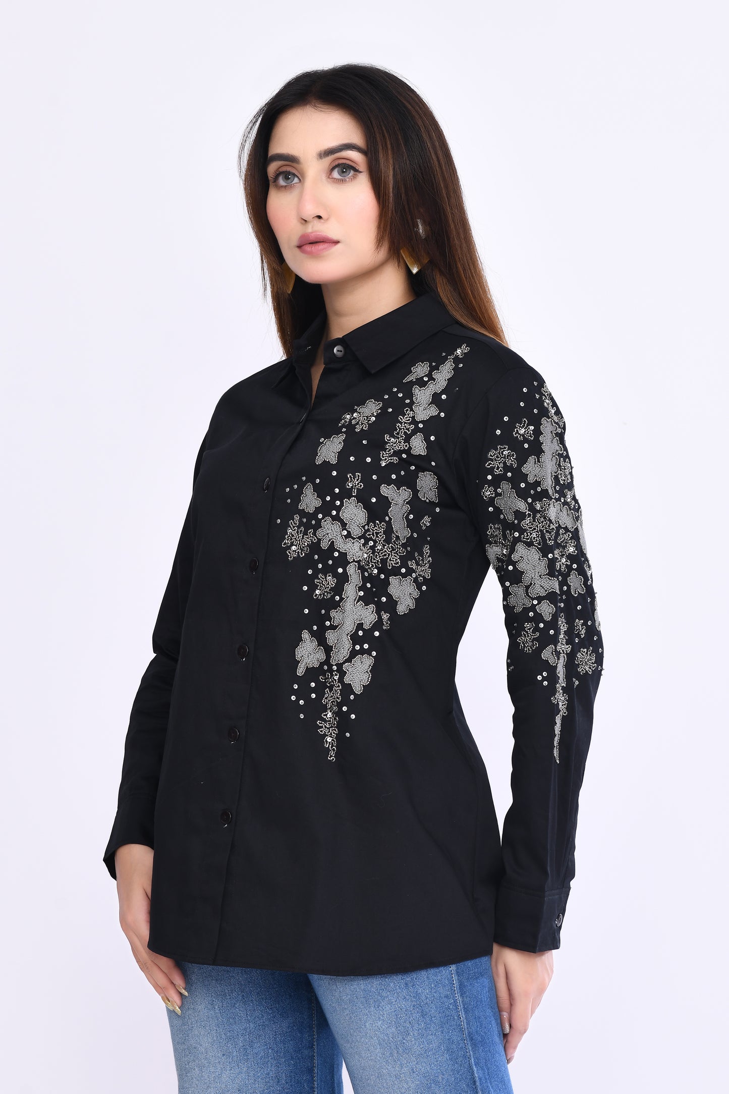 Cloud Shirt in Noir