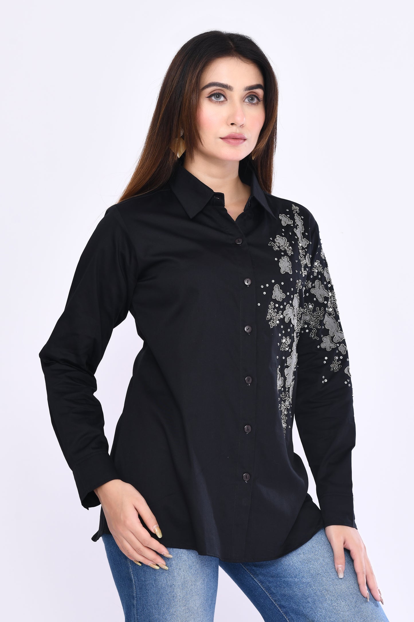 Cloud Shirt in Noir